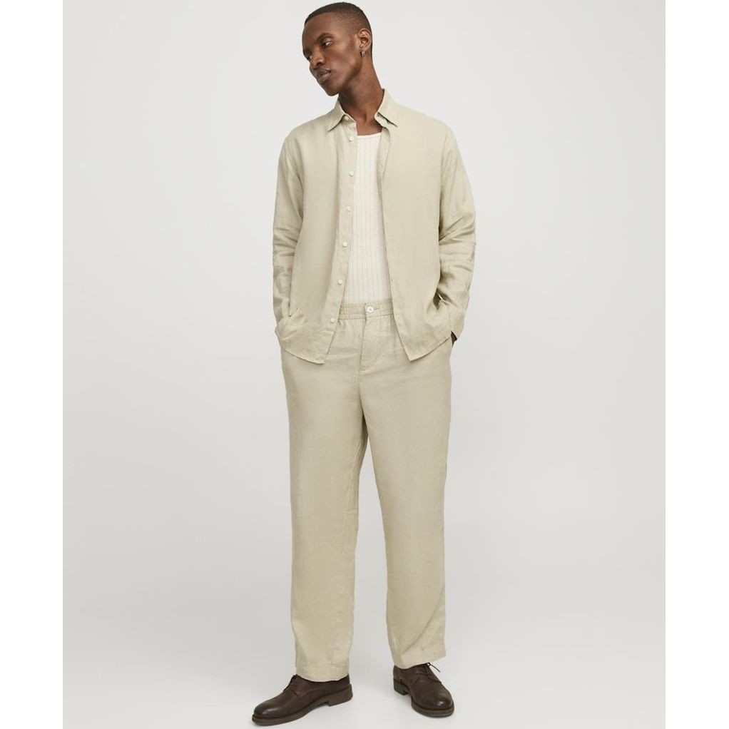 JACK & JONES Kelnės vyrams, Smėlio, Jpstkarl pants 5