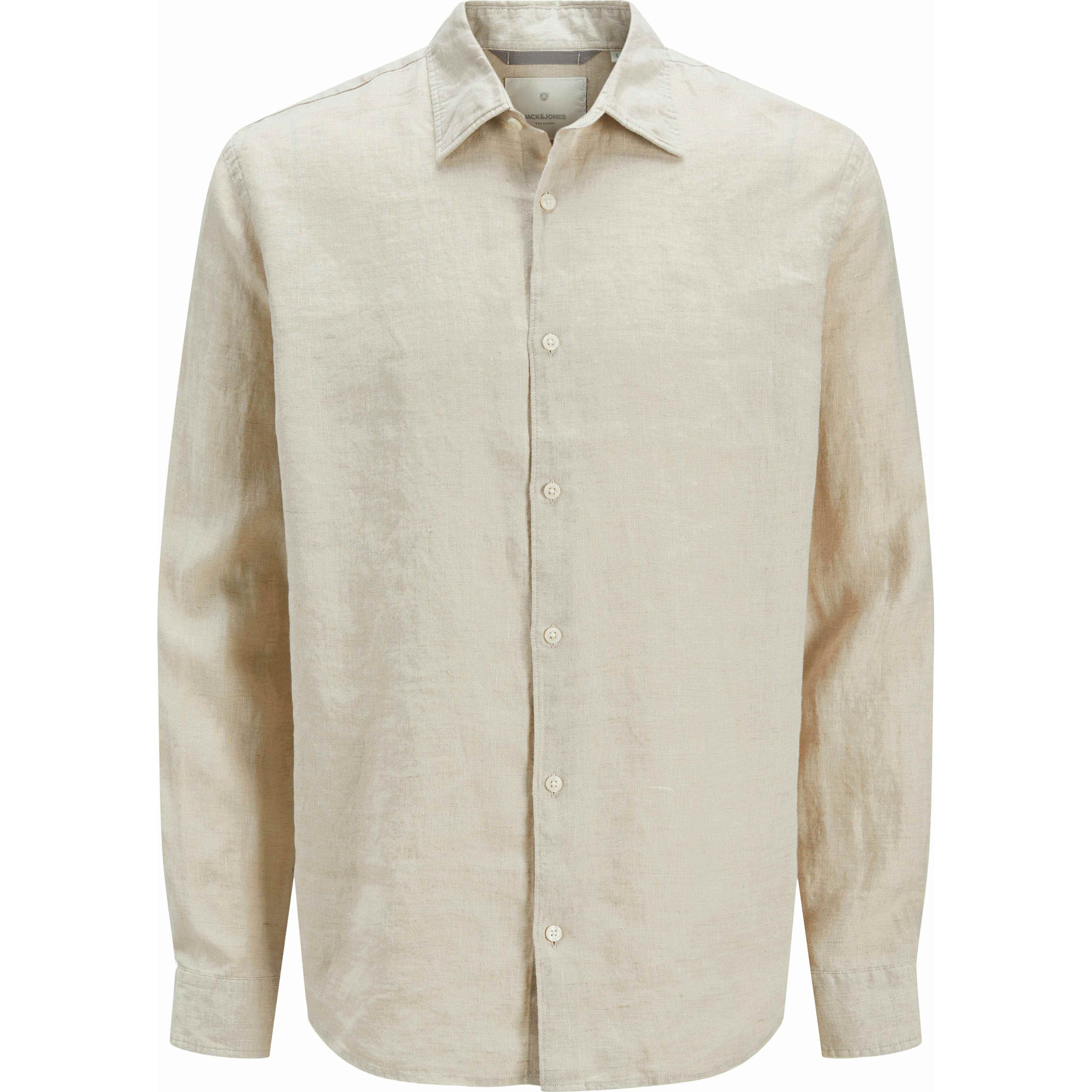 JACK & JONES Marškiniai ilgomis rankovėmis vyrams, Baige, Lawrence linen shirt 1