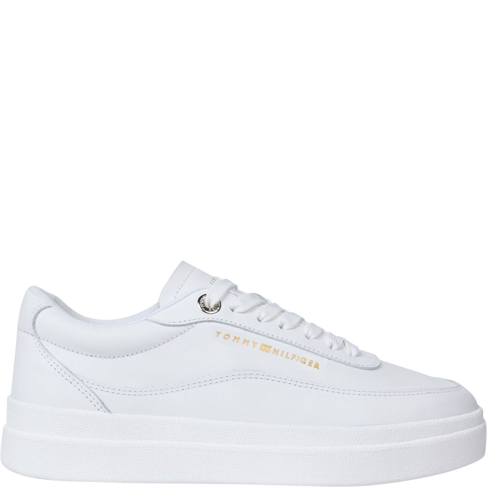 TOMMY HILFIGER Laisvalaikio bateliai moterims, Balta, Modern court sneaker 1