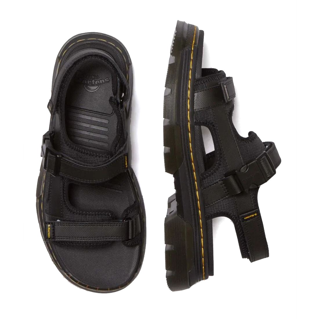 DR. MARTENS Basutės vyrams, Juoda, Forster poly sandals 7