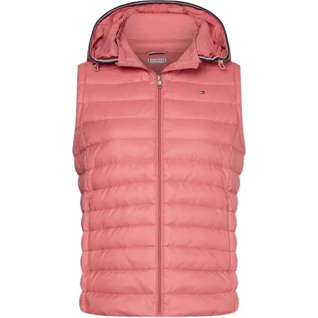 TOMMY HILFIGER Pūkinė liemenė moterims, Rožinė, Vests 1