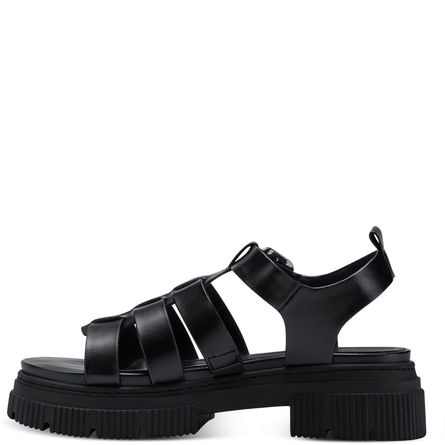 TAMARIS Basutės moterims, Juoda, SANDALS 3