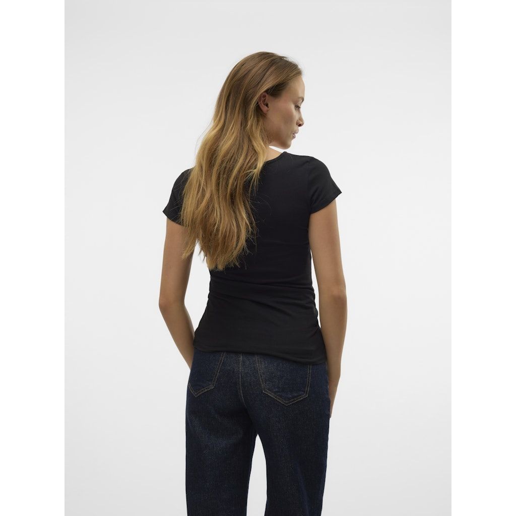 VERO MODA Marškinėliai moterims, Juoda, VMMAXI MY SOFT SS U- 3