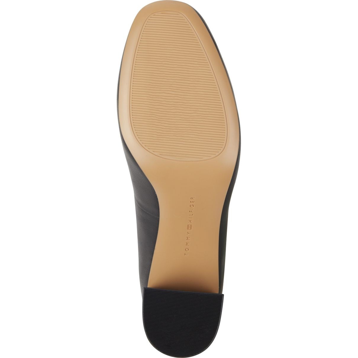 TOMMY HILFIGER Aukštakulniai moterims, Juoda, Mid heel block pump 6