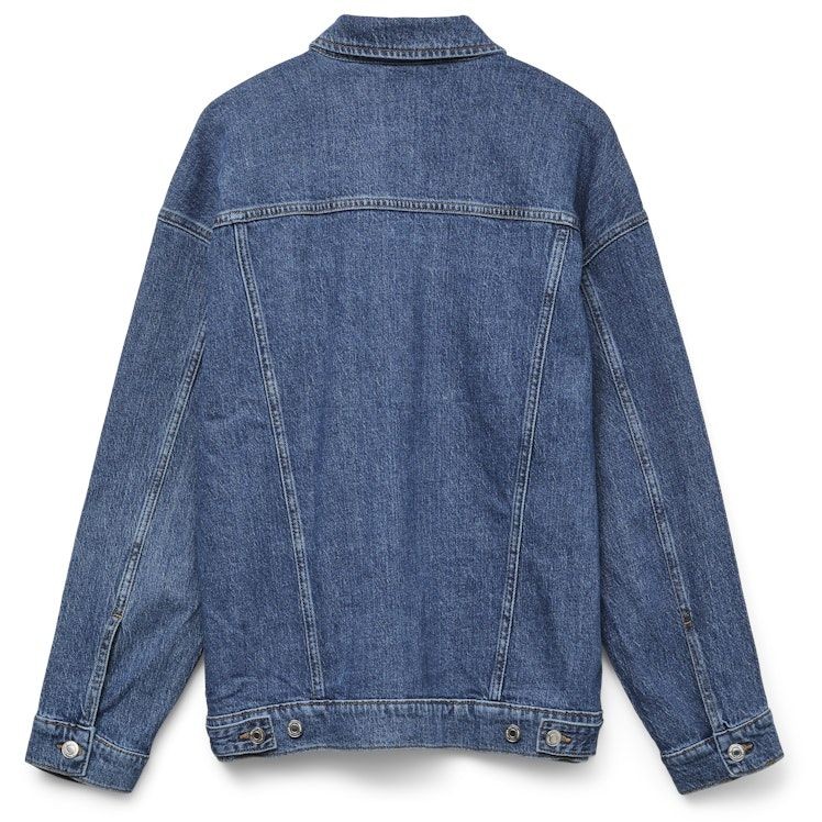 VERO MODA Striukė moterims, Mėlyna, Tessa oversize denim jacket 2