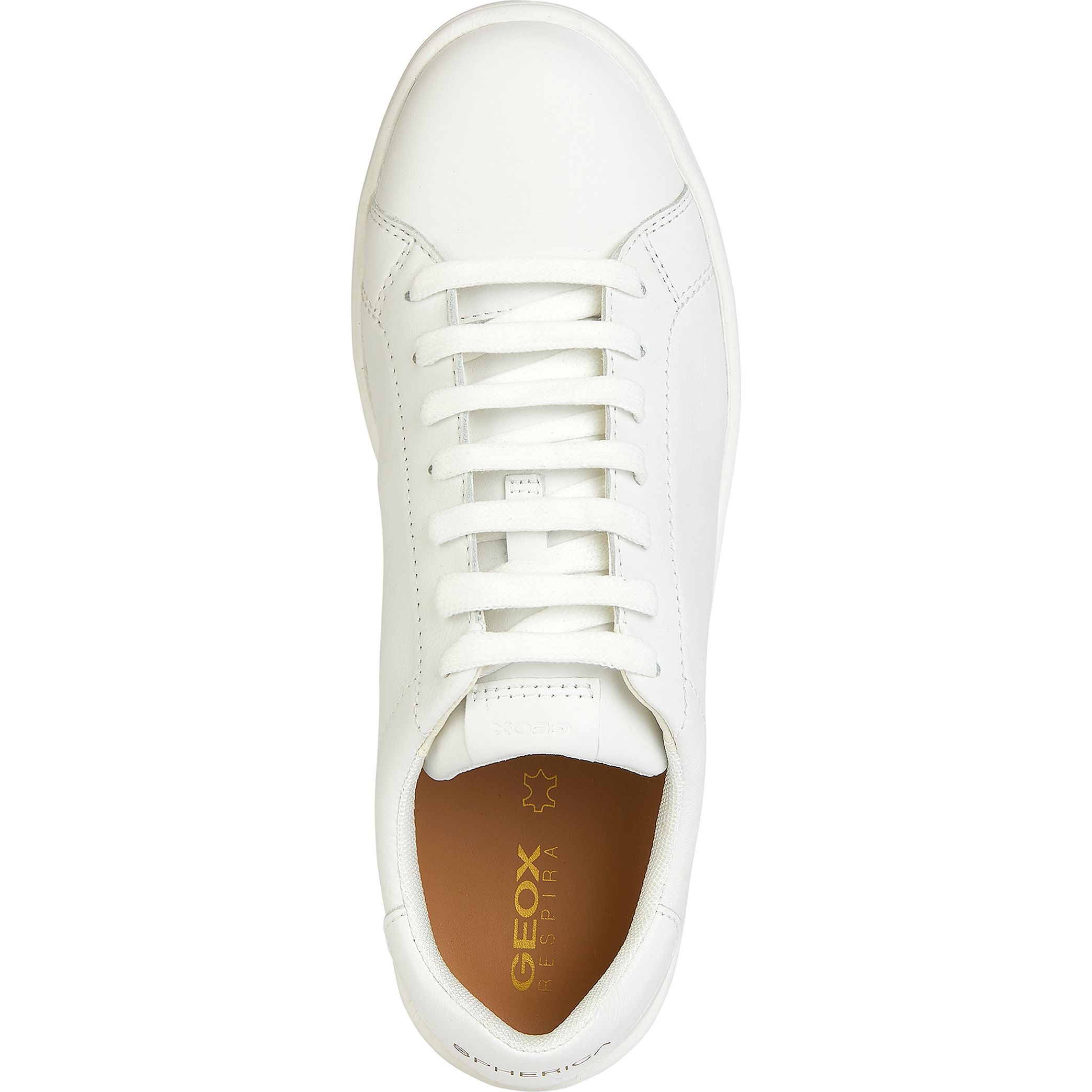 GEOX Laisvalaikio bateliai moterims, Balta, Spherica ecub leisure 3