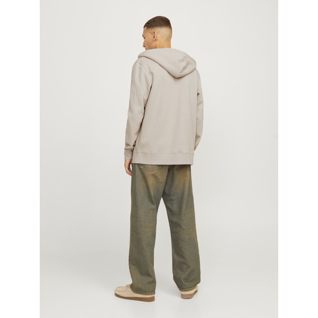 JACK & JONES Džemperis vyrams, Smėlio, Star basic sweat zip hood 2