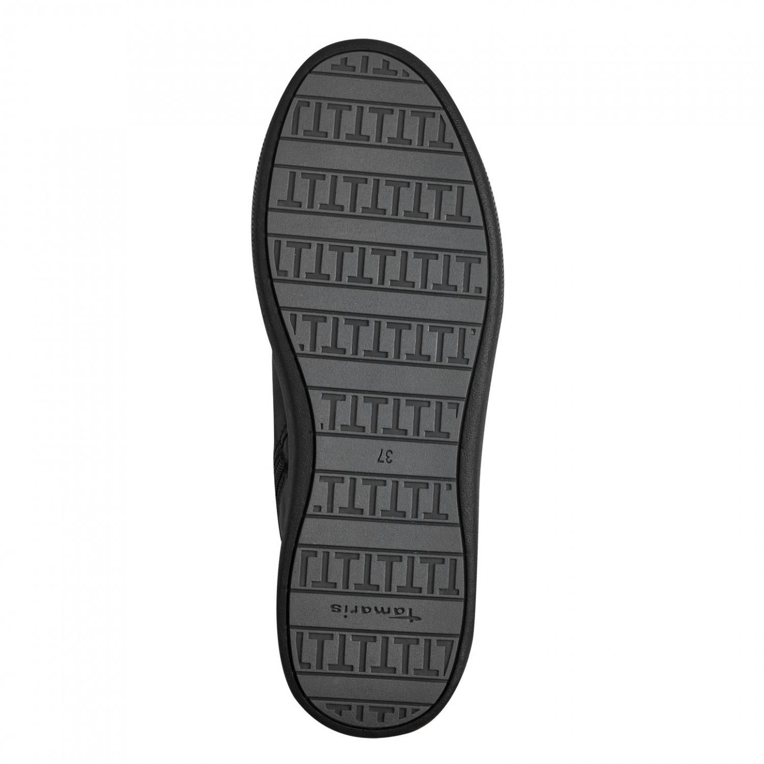 TAMARIS Laisvalaikio bateliai moterims, Juoda, High sneaker 4