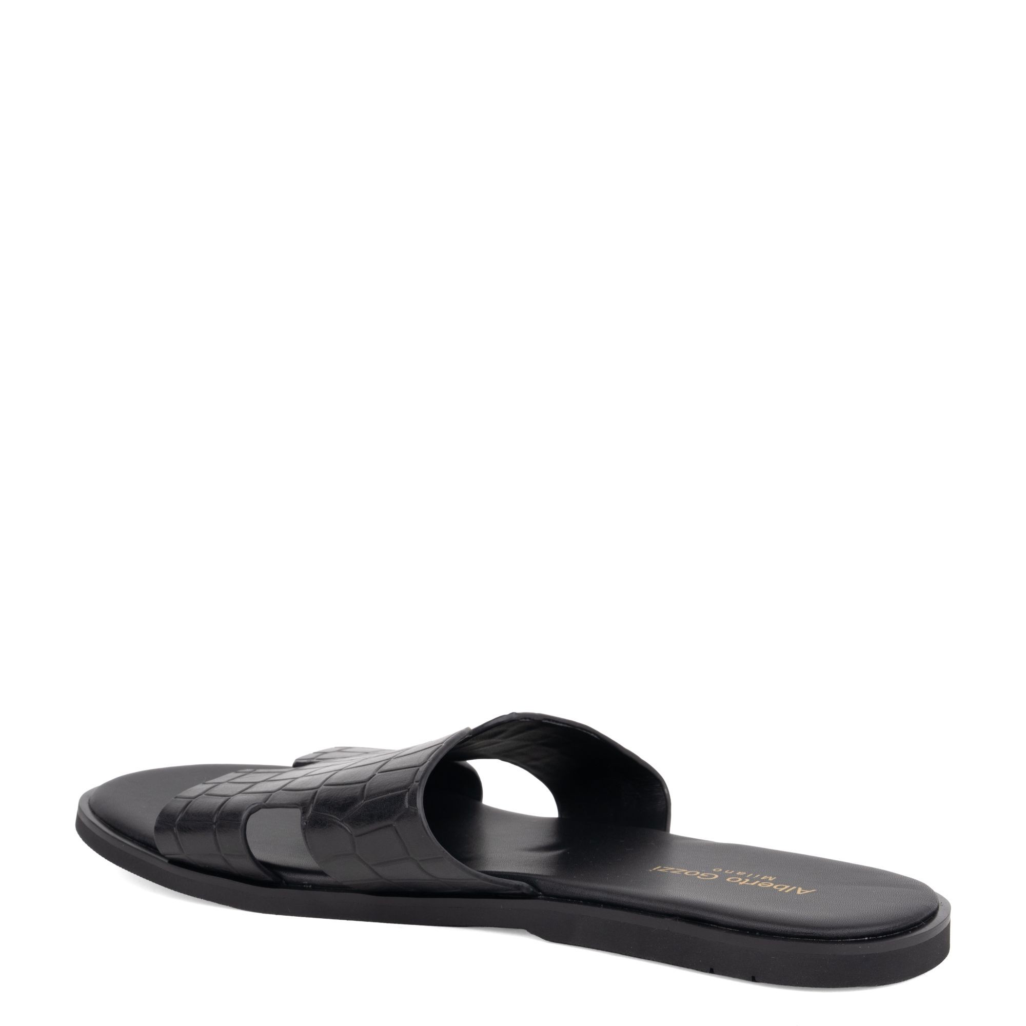 ALBERTO GOZZI Šlepetės vyrams, Juoda, Slippers 3