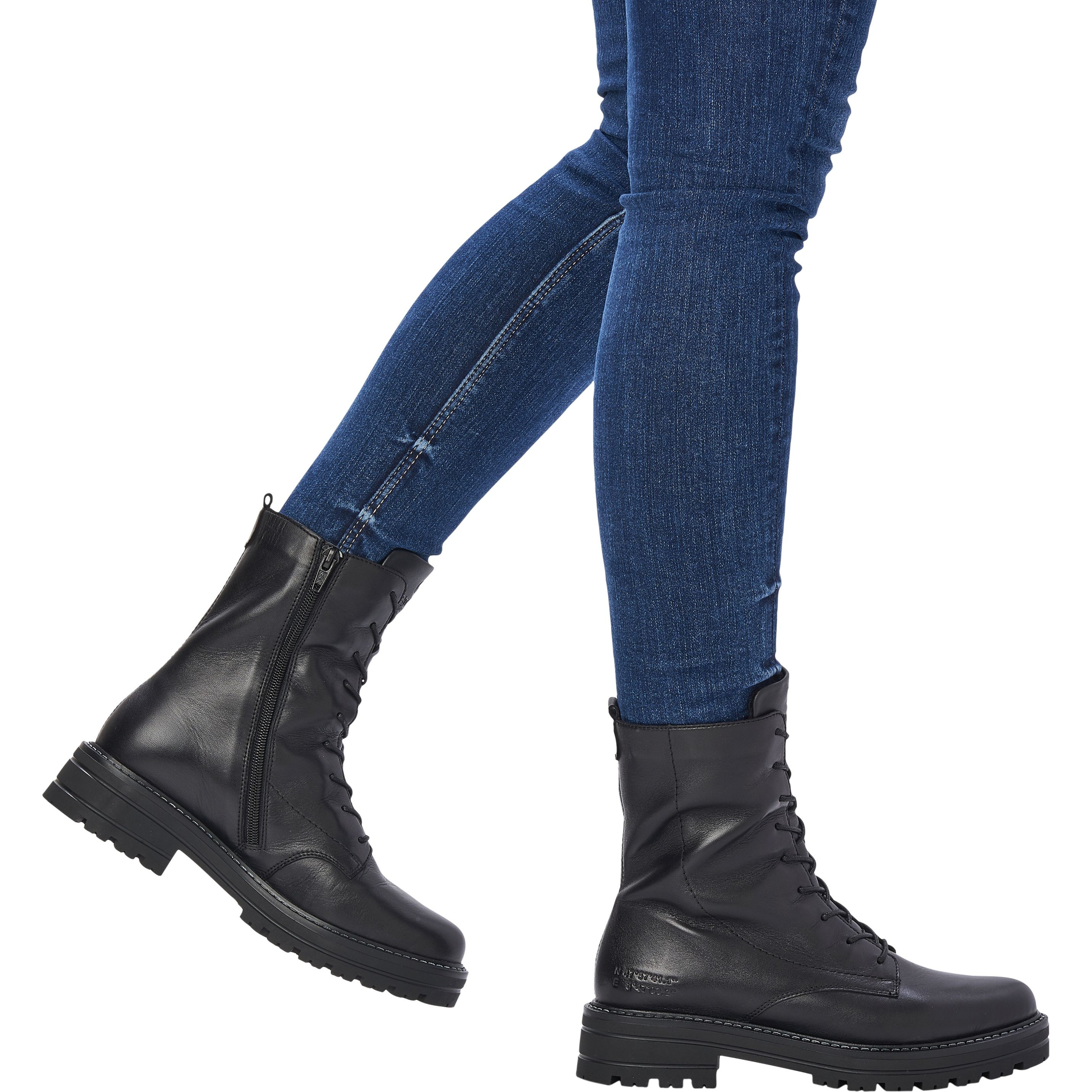 REMONTE Aulinukai moterims, Juoda, Ladies mid height boots 2