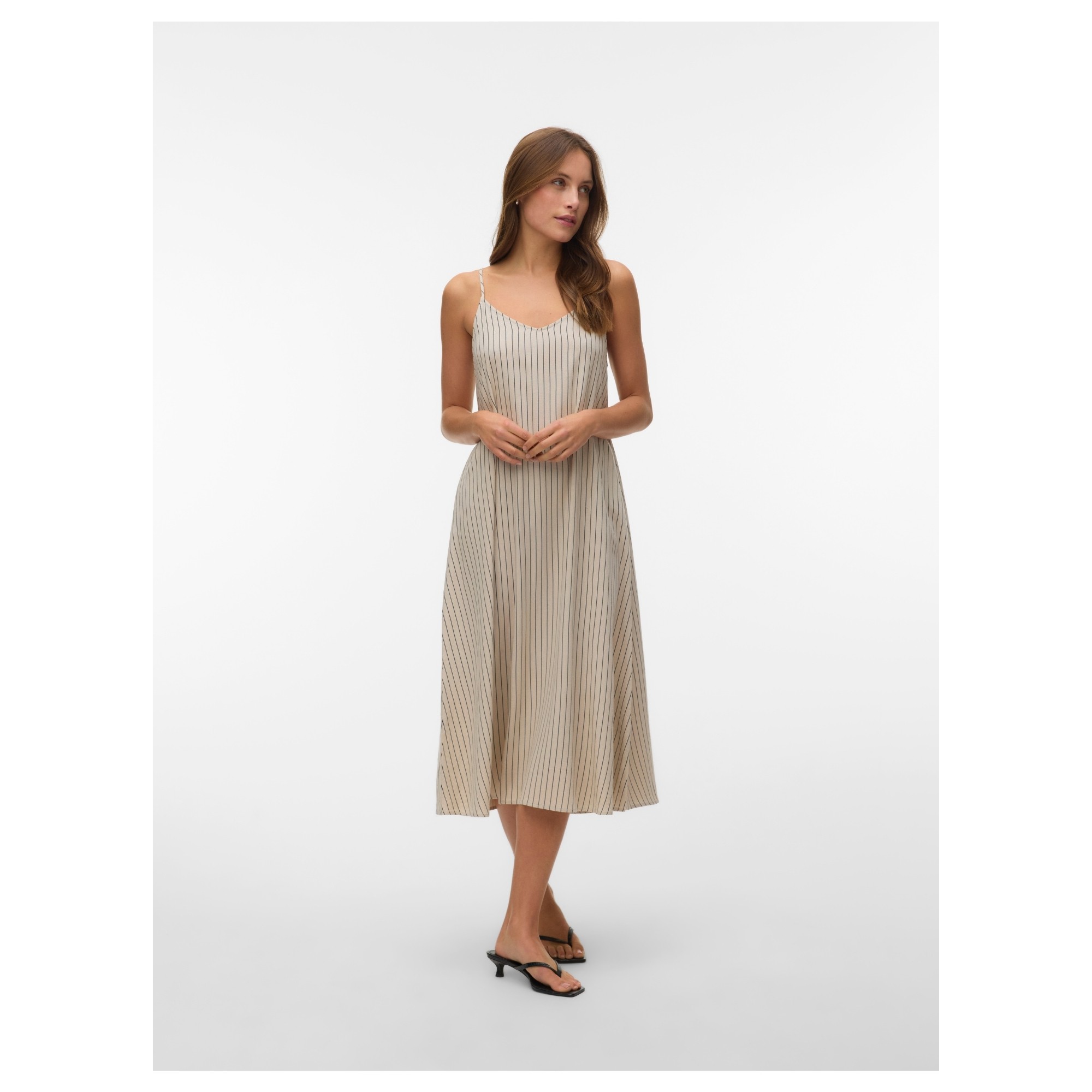 VERO MODA Midi suknelė moterims, Pilka, Jesmilo 3