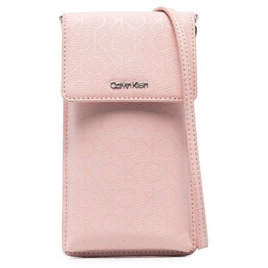 CALVIN KLEIN Telefono, plančetės dėklas moterims, Rožinė, Must phone pouch 1