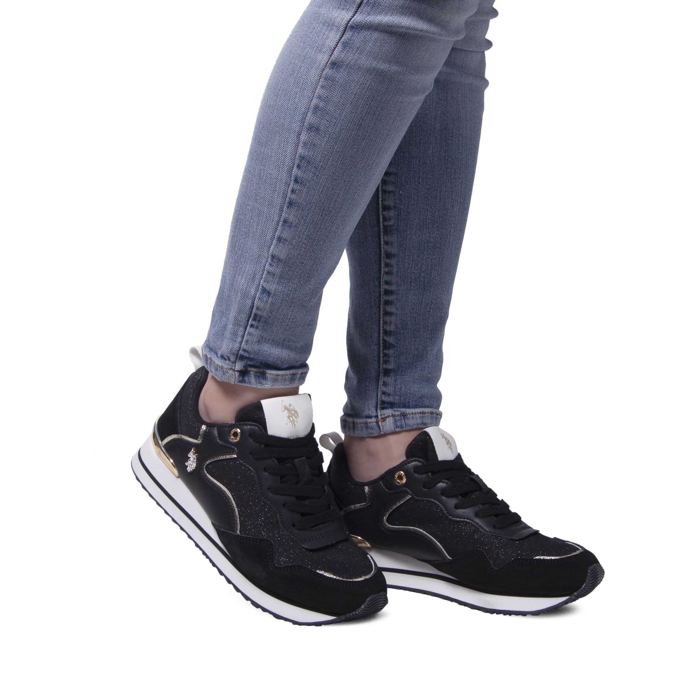 U.S.POLO Sportiniai bateliai moterims, Juoda, SPORT SHOE 6