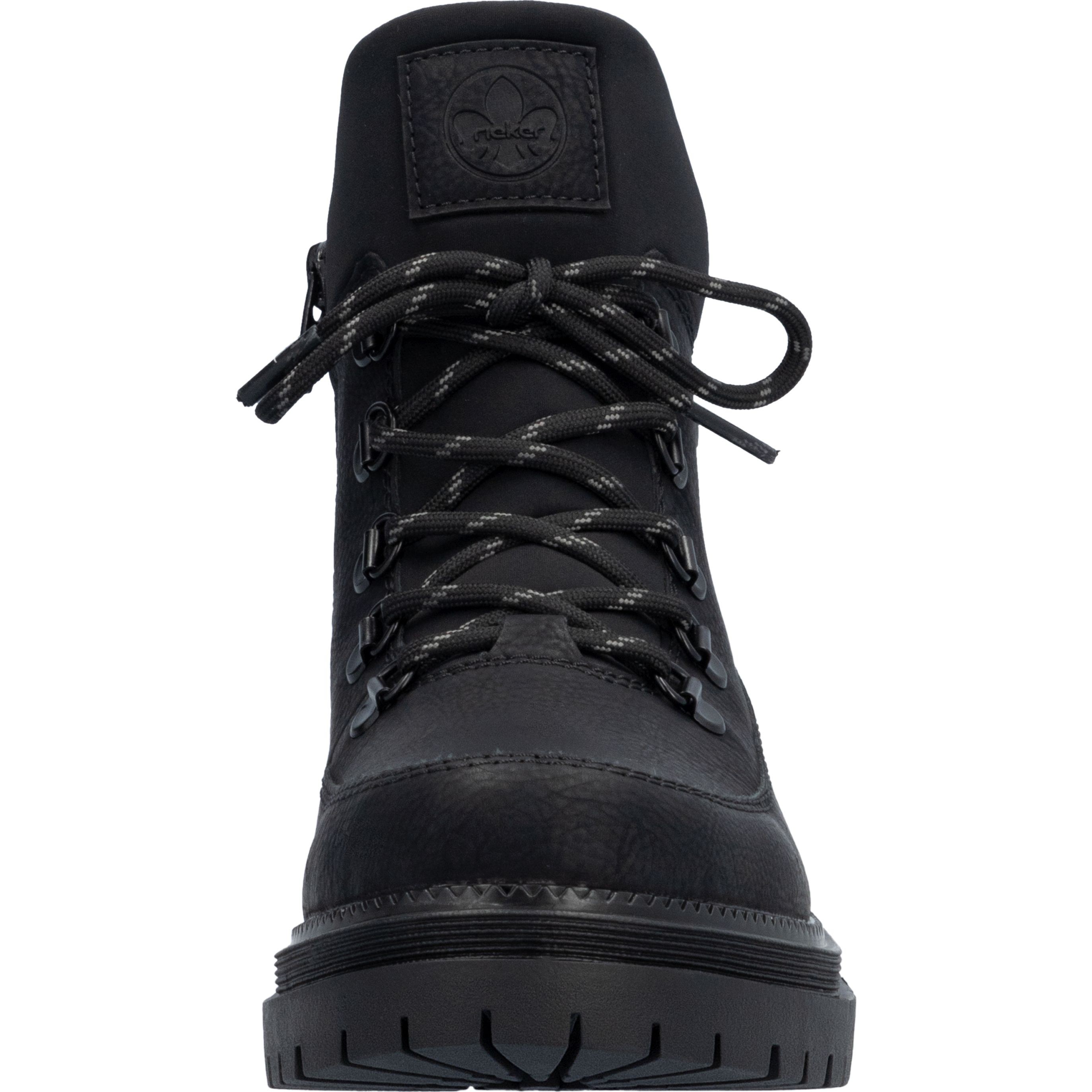 RIEKER Aulinukai moterims, Juoda, Ladies mid height boots 8