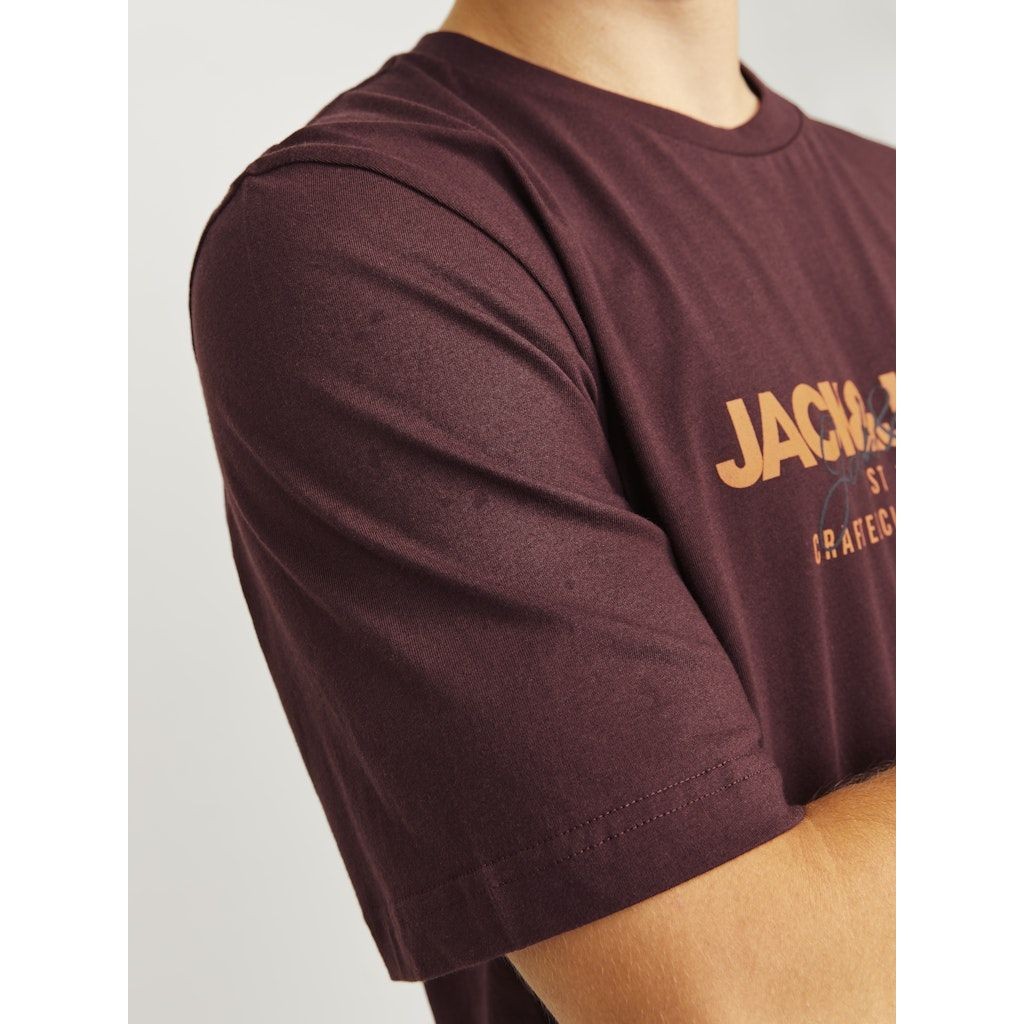 JACK & JONES Marškinėliai vyrams, Vyšninė, Alvis tee 7