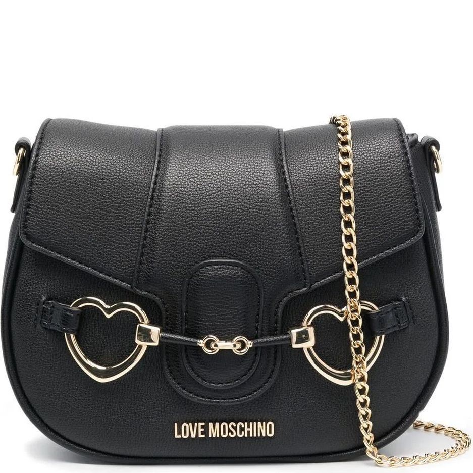 LOVE MOSCHINO Rankinė per petį moterims, Juoda, Crossbody 1