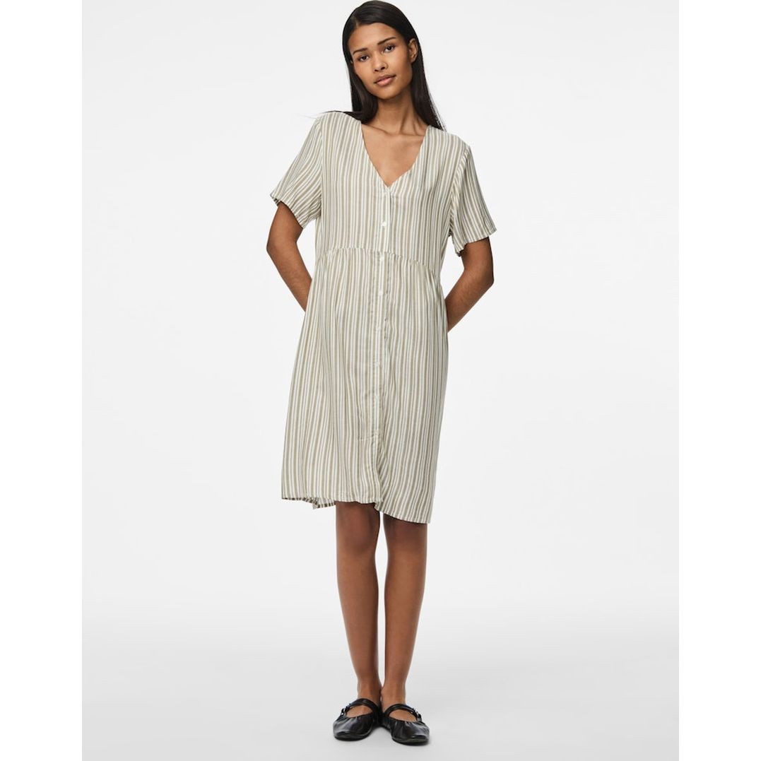 PIECES Mini suknelė moterims, Ruda, Pcalvina mini dress 5