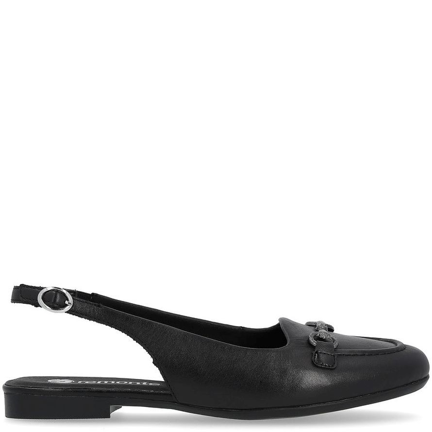 REMONTE Basutės moterims, Juoda, SANDALS 3