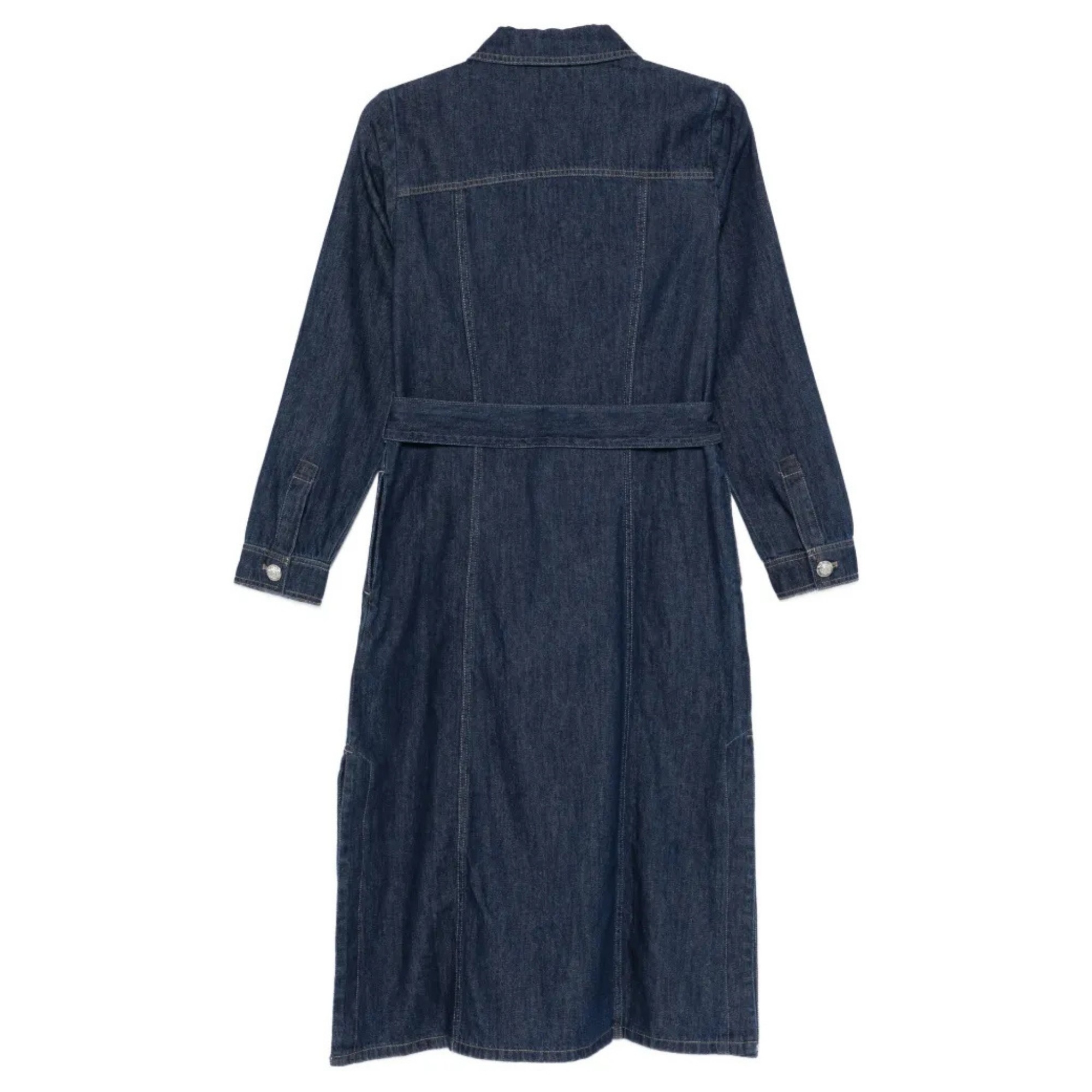 DKNY Midi suknelė moterims, Mėlyna, Self belt maxi dress 2