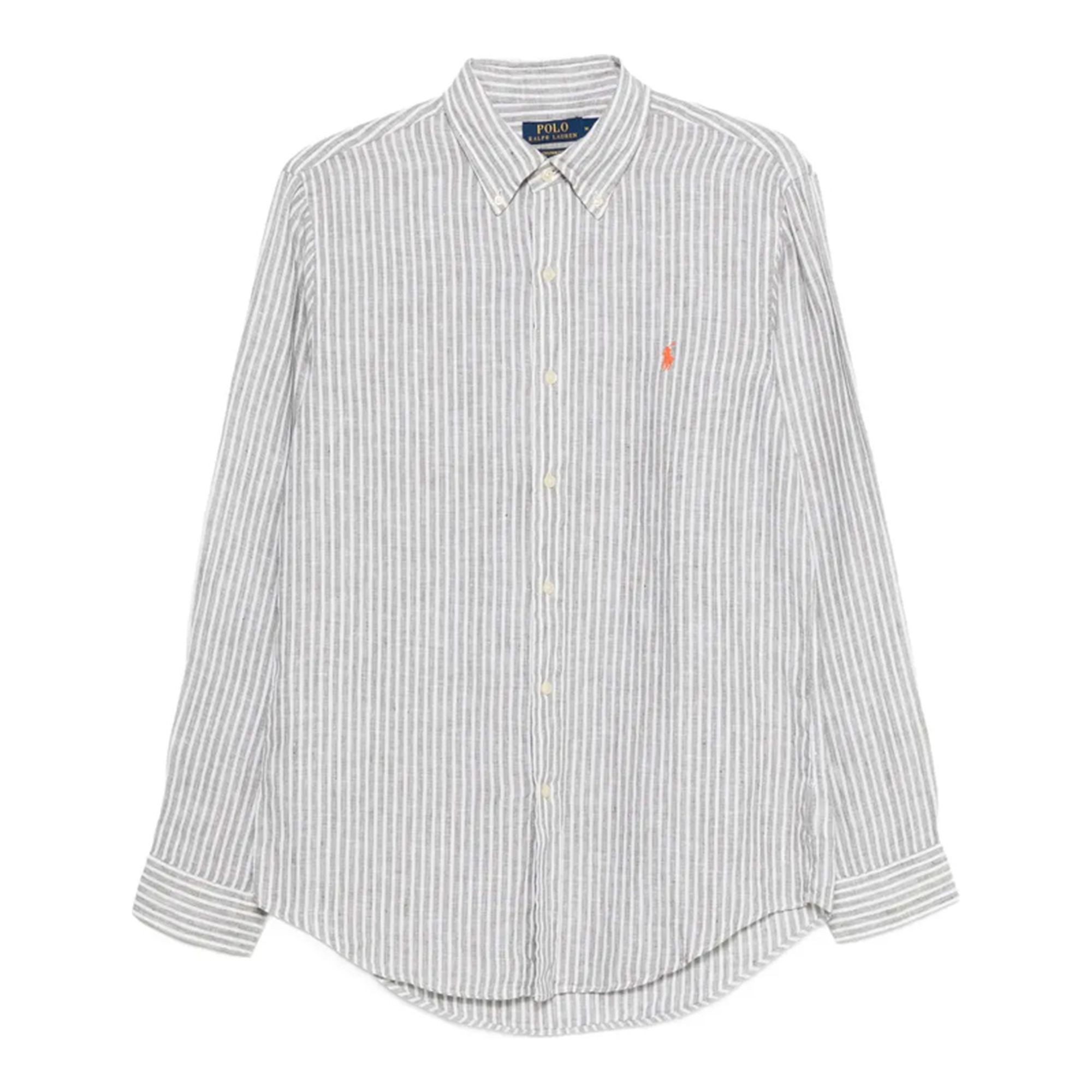 POLO RALPH LAUREN Marškiniai ilgomis rankovėmis vyrams, Balta, Woven-sport shirt-shirt 1