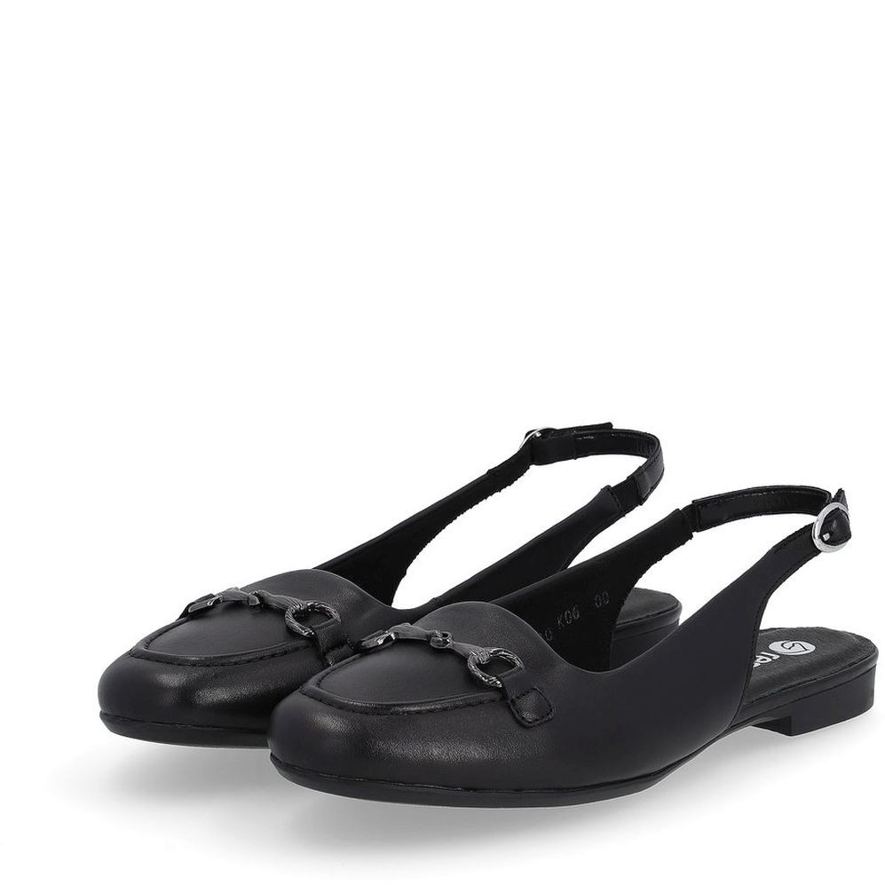 REMONTE Basutės moterims, Juoda, SANDALS 10