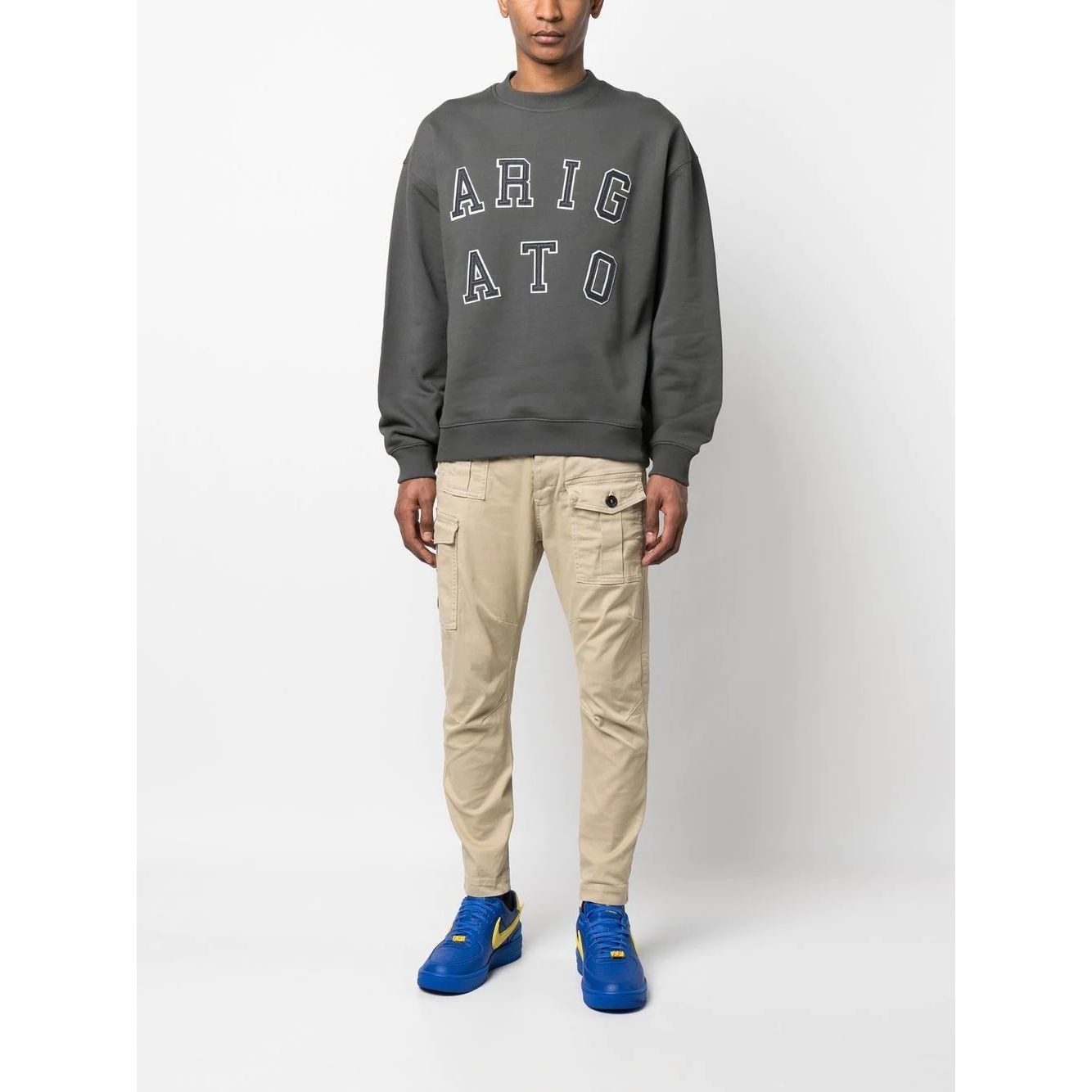 AXEL ARIGATO Sportinis nertinis vyrams, Pilka, Legend Sweatshirt 3