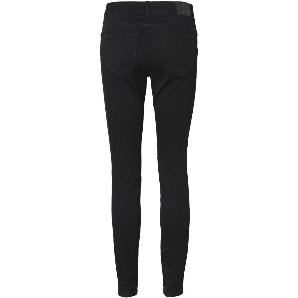 VERO MODA Slim džinsai moterims, Juoda, VMSEVEN NW S SHAPE U 2
