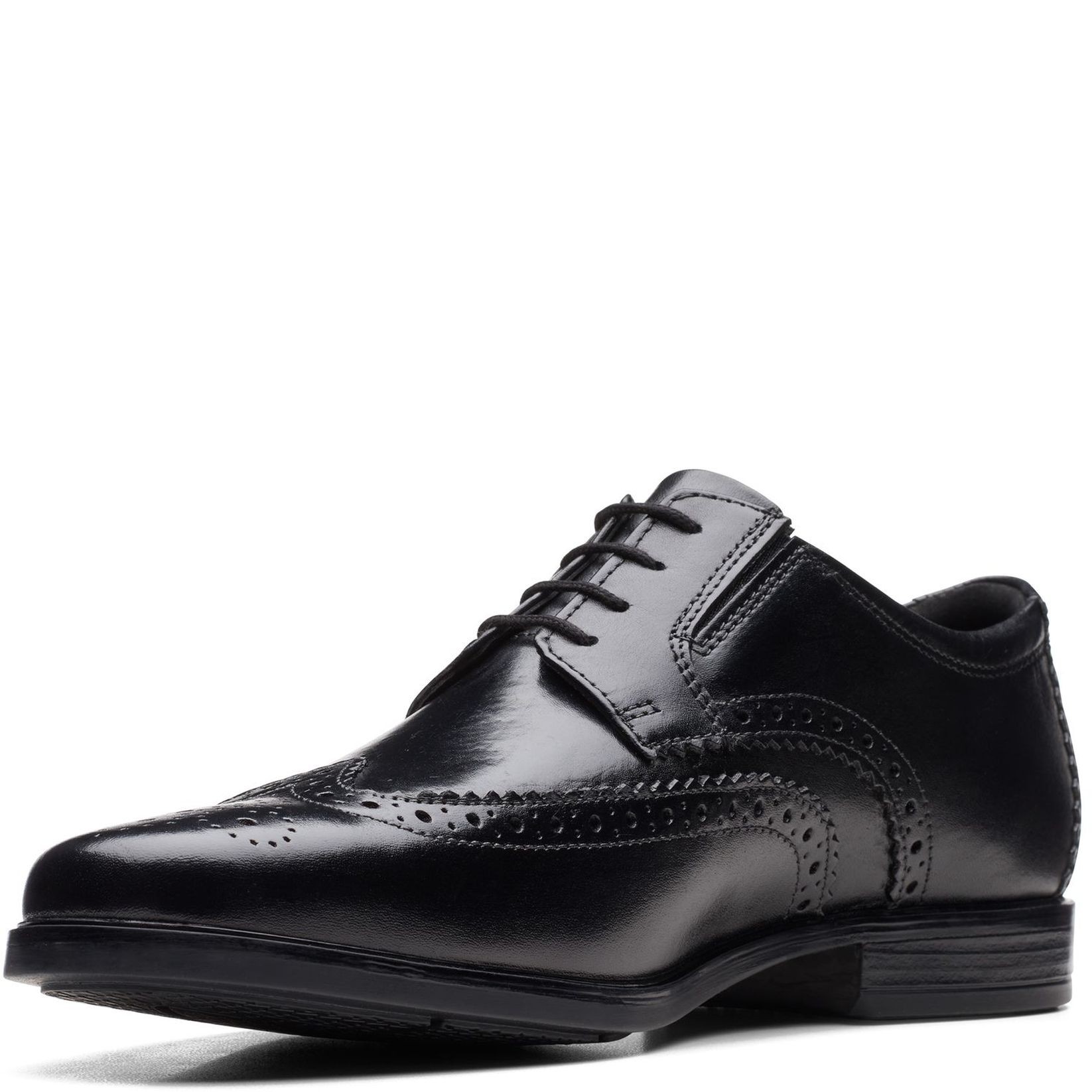 CLARKS Klasikiniai batai vyrams, Juoda, Howard Wing formal 3
