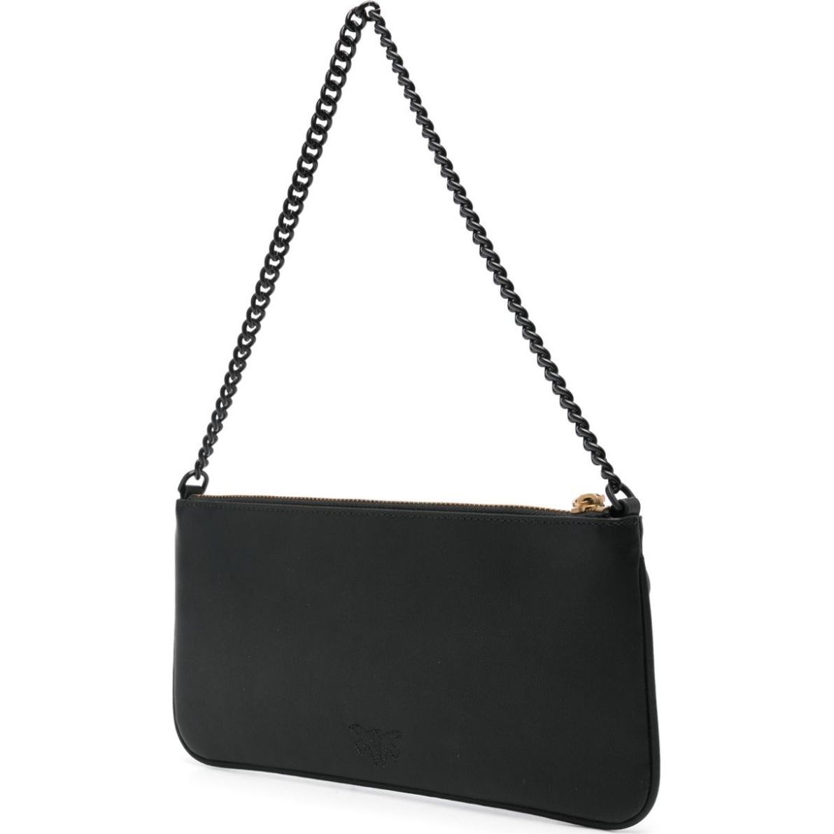 PINKO Rankinė per petį moterims, Juoda, Love birds-plaque shoulder bag 2