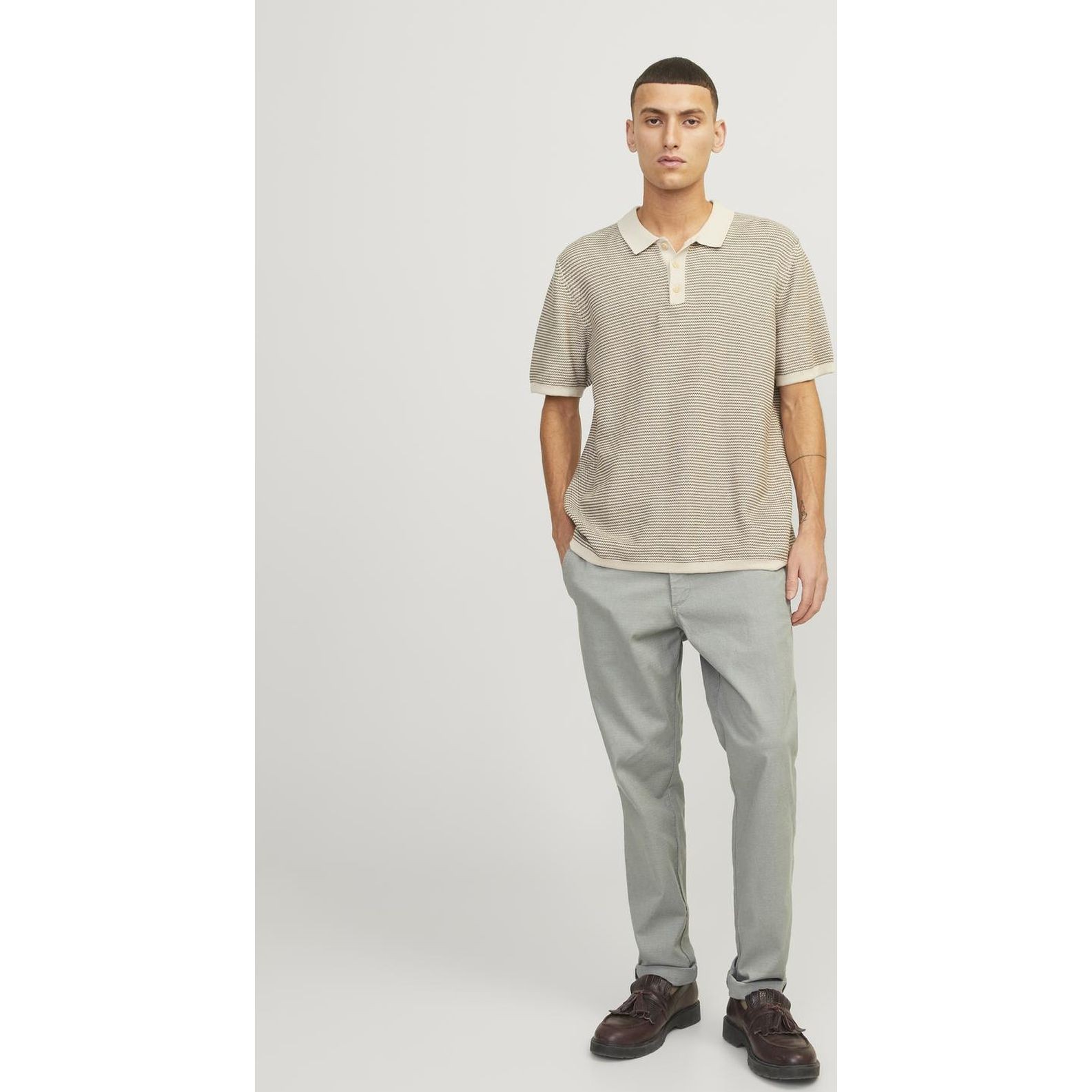 JACK & JONES Kelnės vyrams, Žalia, Jpstmarco pants 5