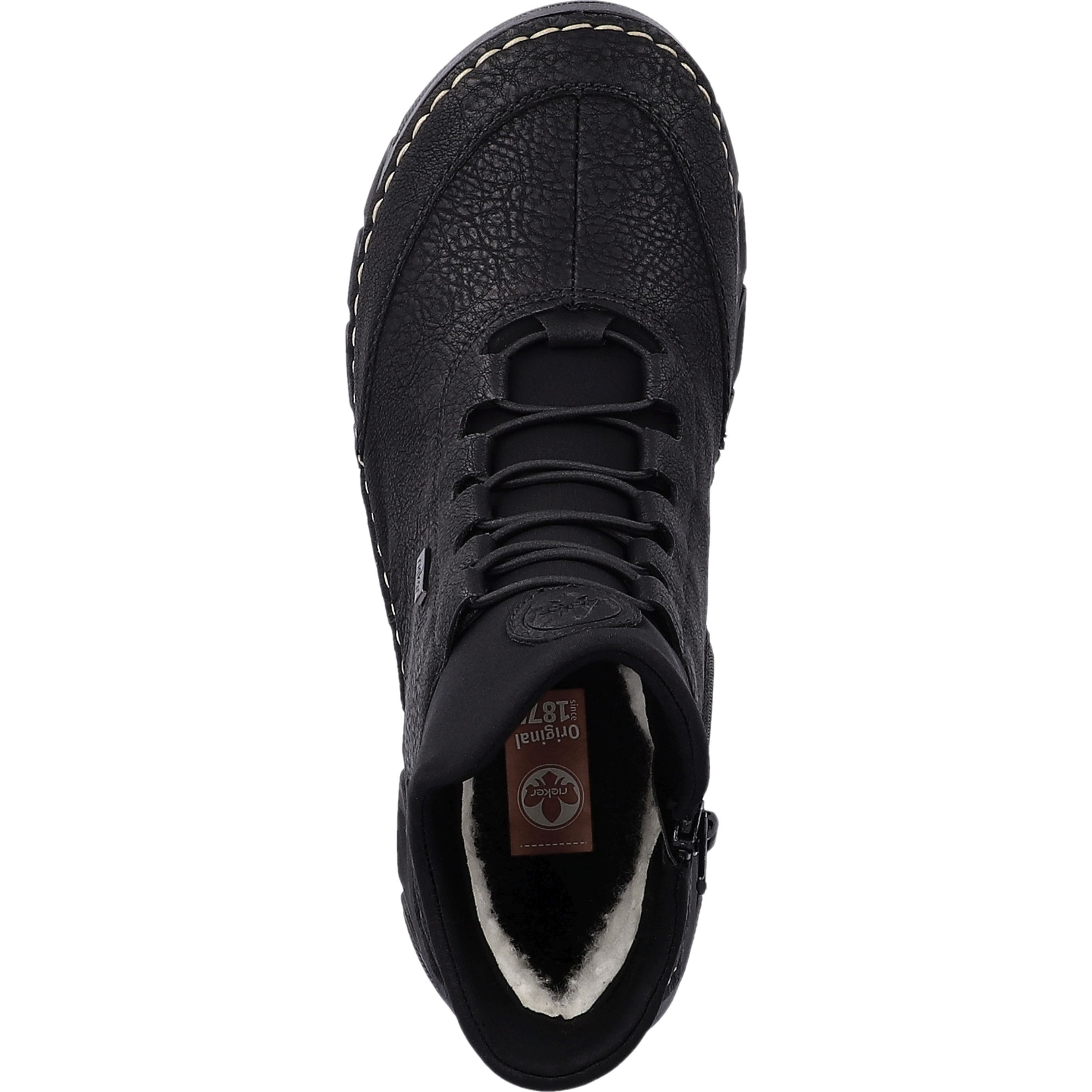 RIEKER Aulinukai moterims, Juoda, Ladies mid height boots 7