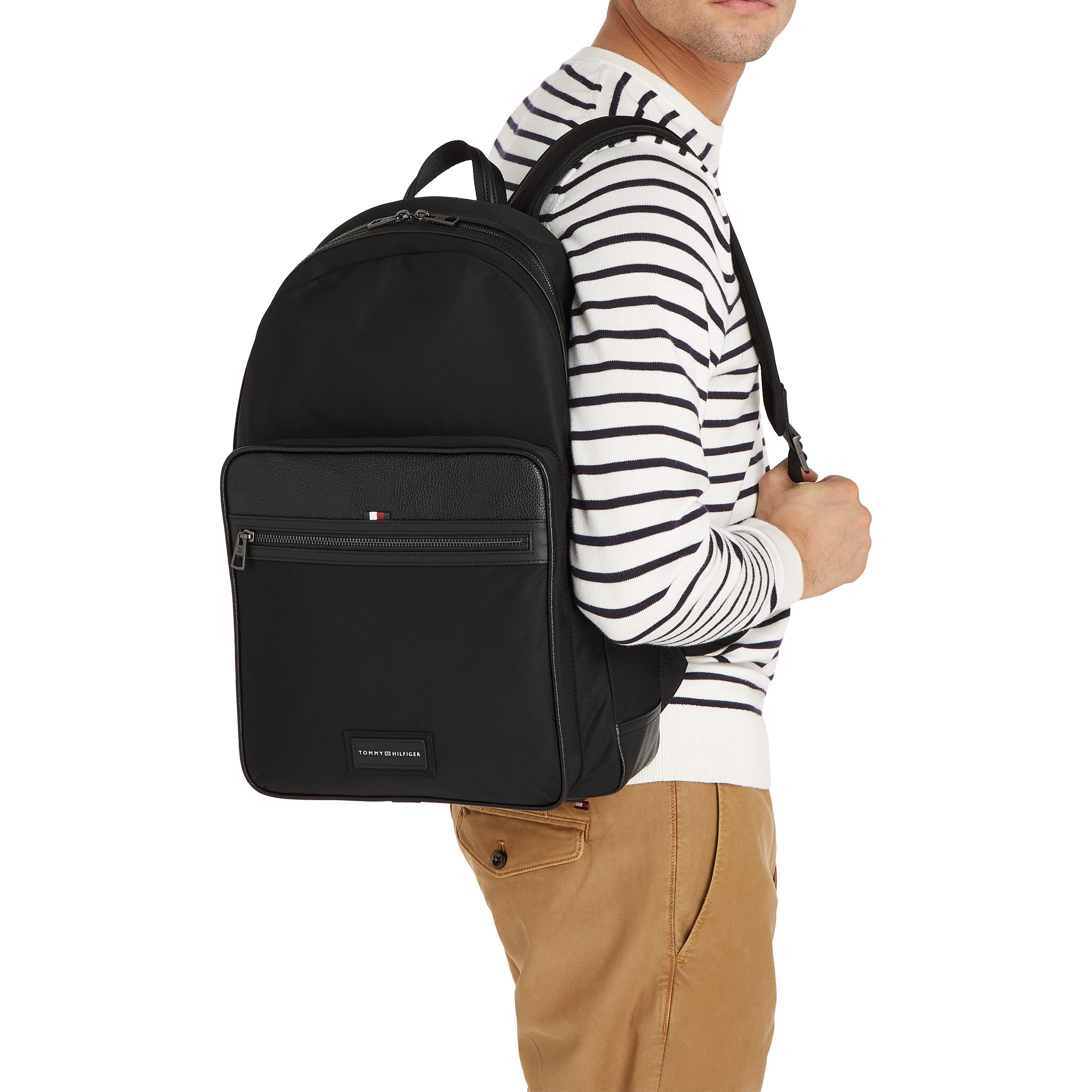 TOMMY HILFIGER Kuprinė vyrams, Juoda, Casual backpack 4