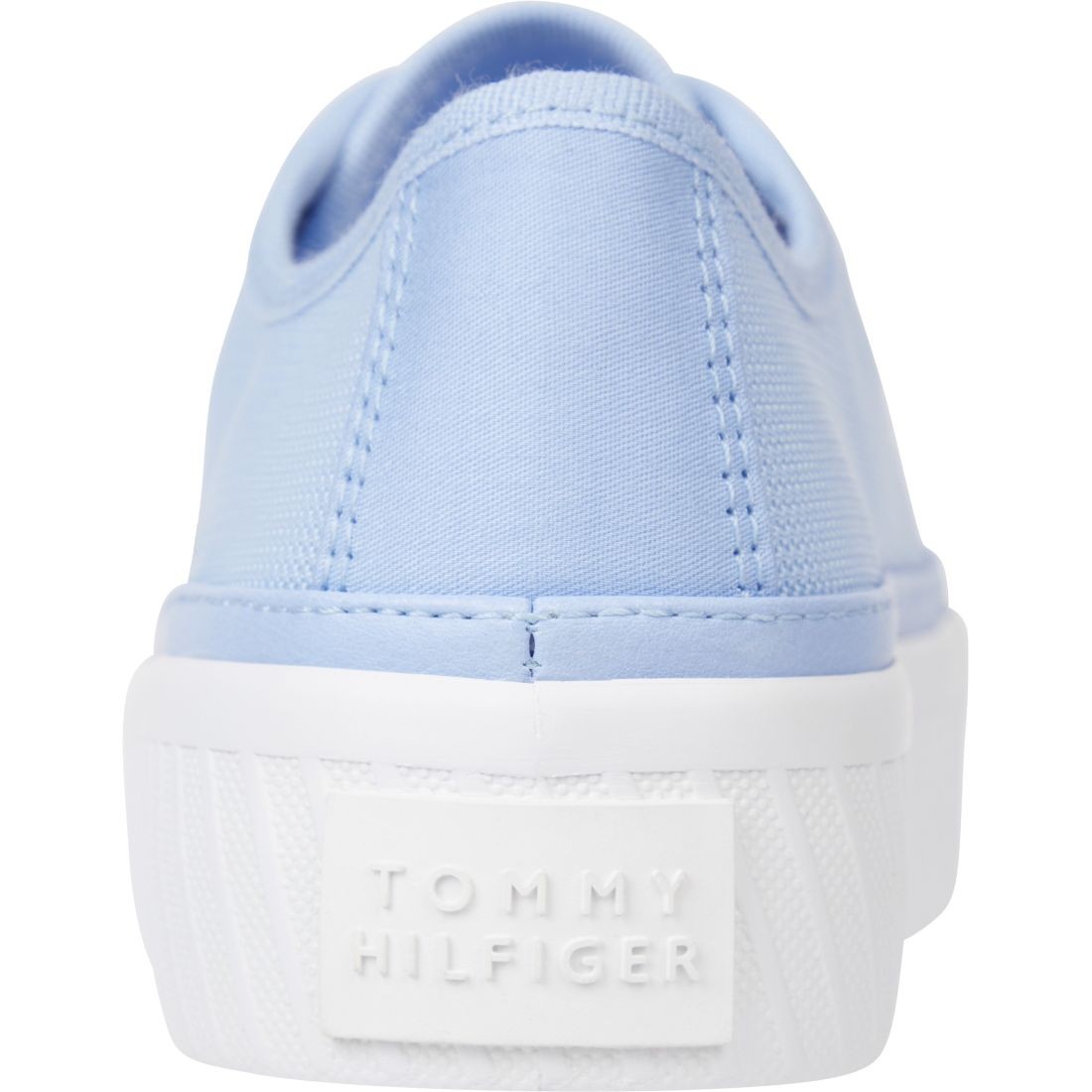 TOMMY HILFIGER Sportiniai bateliai moterims, Mėlyna, Platform vulcanized sneaker 6