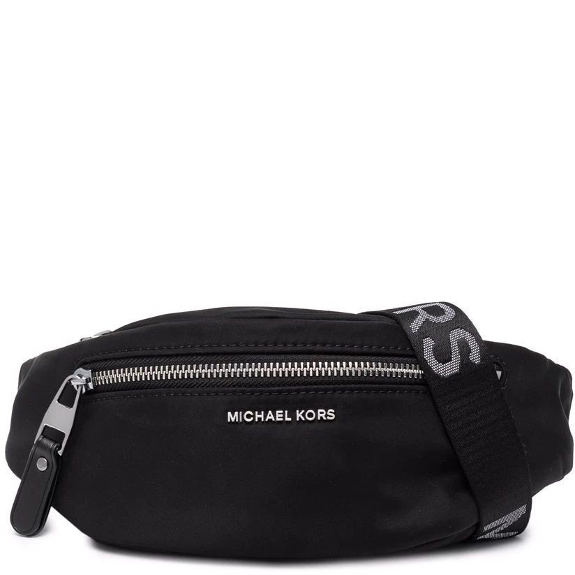MICHAEL KORS Rankinė per juosmenį vyrams, Juoda, Hip bag 1