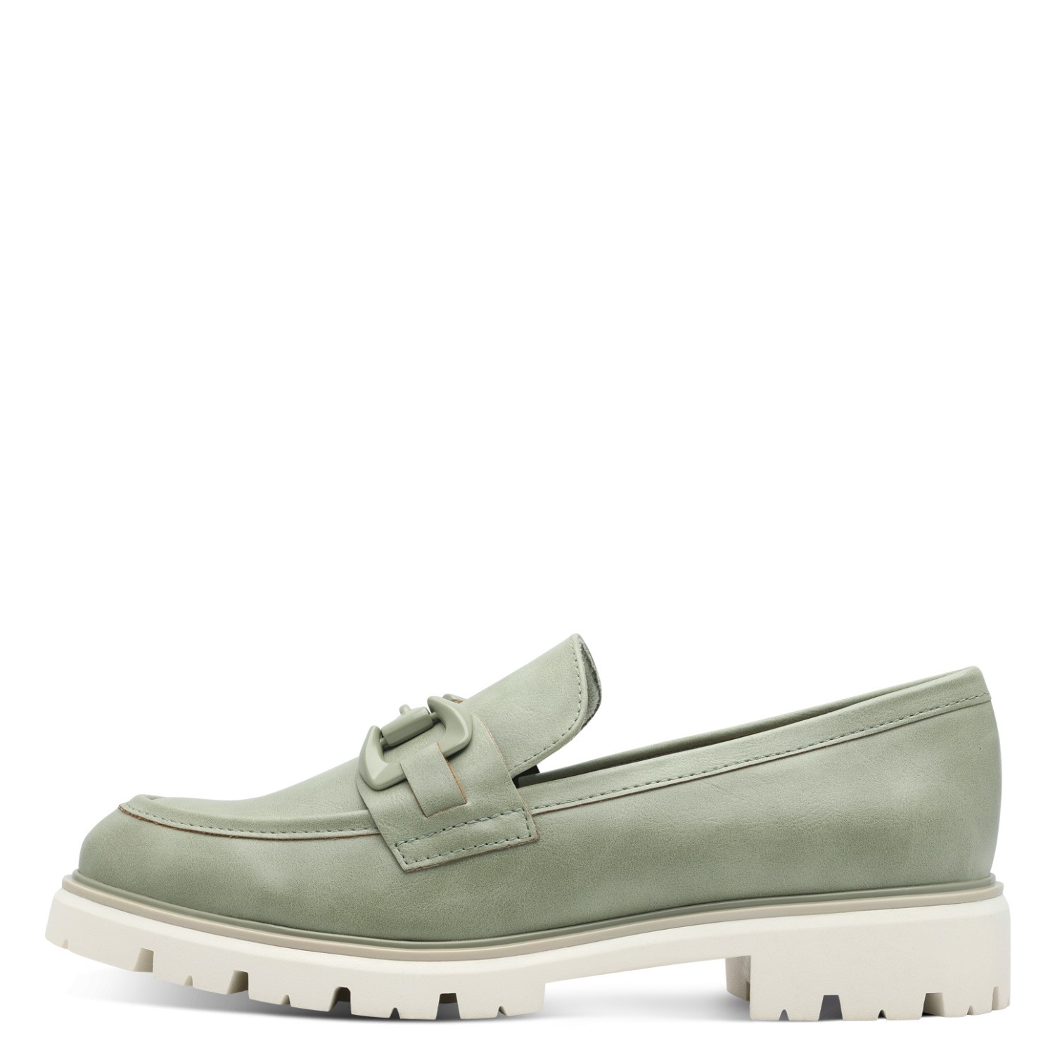 MARCO TOZZI Loaferiai moterims, Žalia, Loafers 2