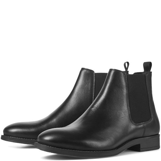 JACK & JONES Aulinukai vyrams, Pilka, JFWARGO LEATHER CHELSEA LN 4