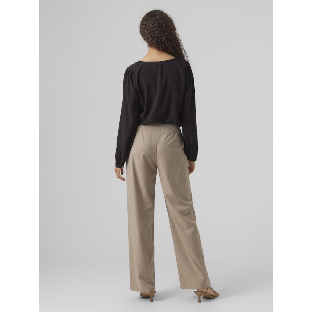 VERO MODA Kelnės moterims, Ruda, VMDAGNY MR WIDE WAIS 4