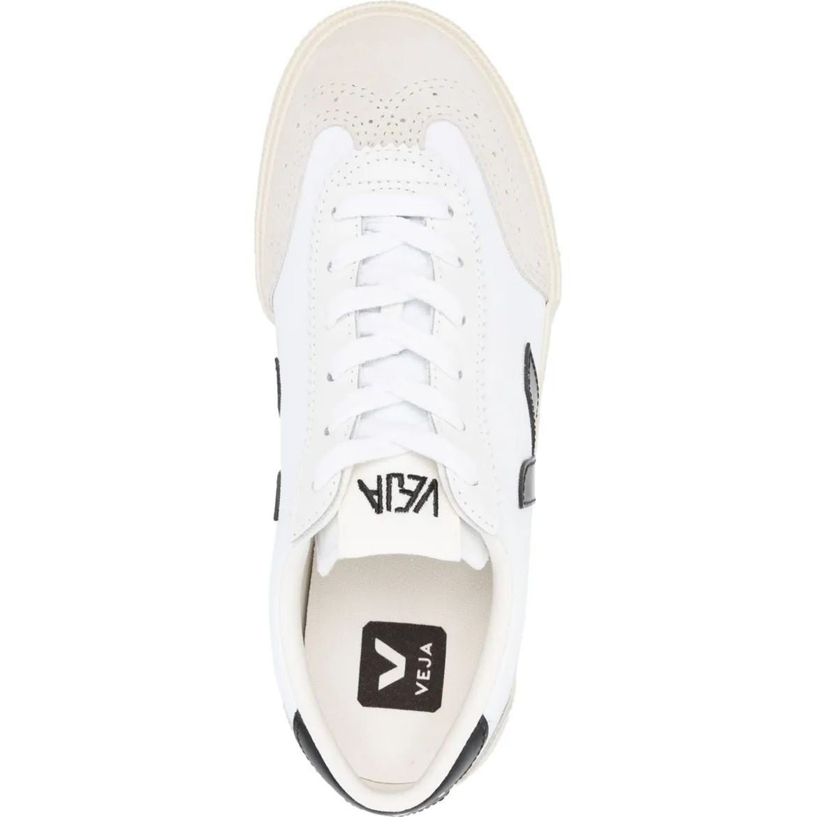 VEJA Laisvalaikio bateliai vyrams, Balta, Volley canvas sneakers 4
