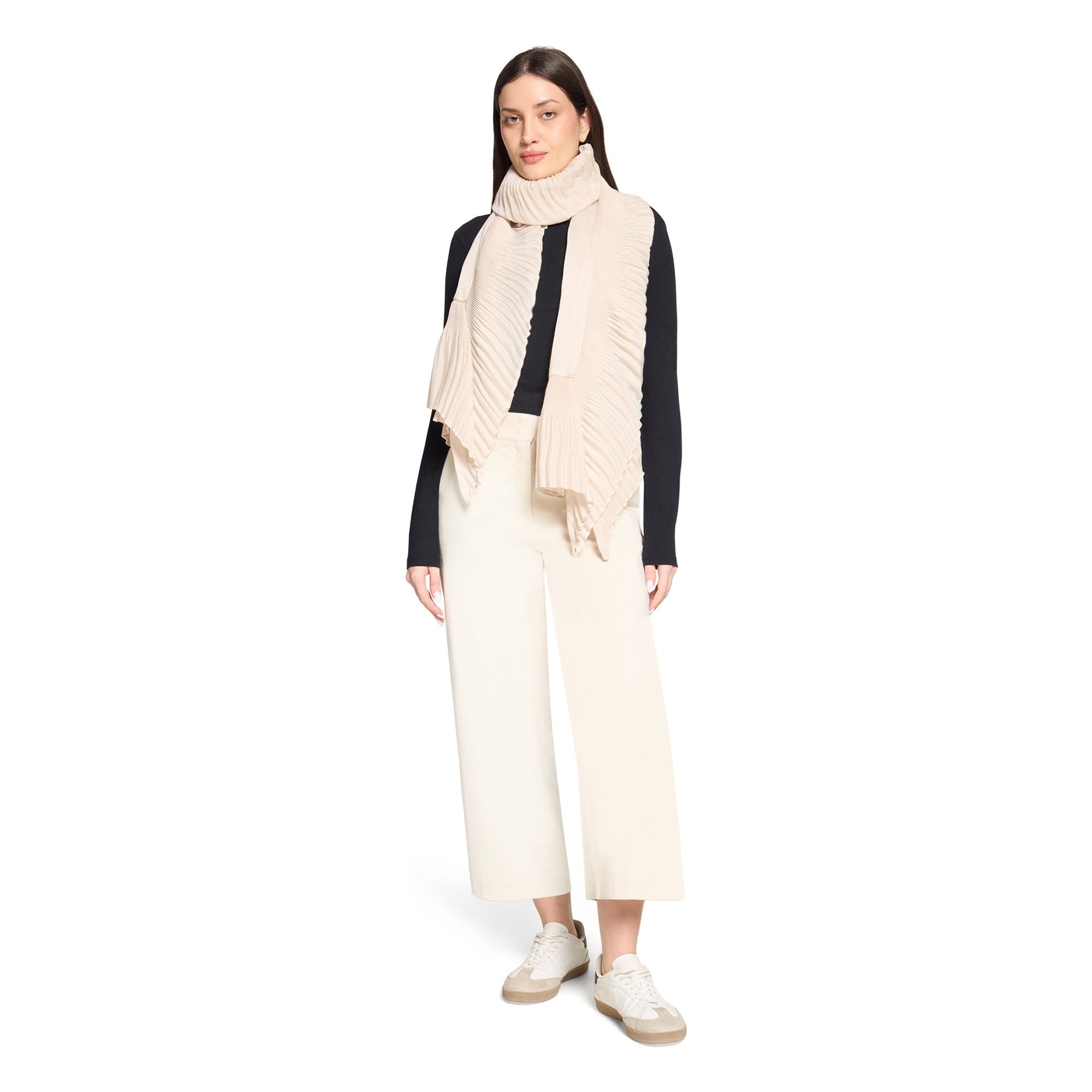 BETTY BARCLAY Šalikas moterims, Smėlio, Mot.šalikas 4