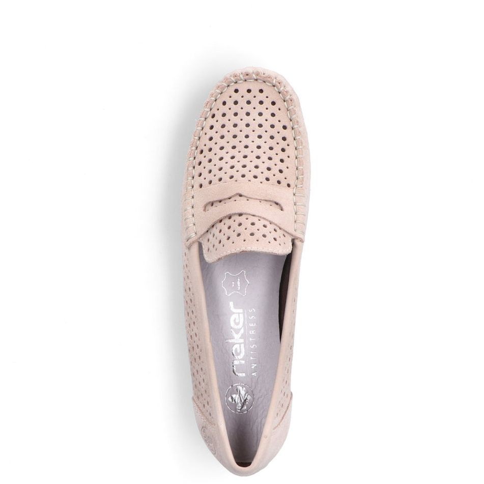 RIEKER Laisvalaikio bateliai moterims, Rožinė, LEISURE 11