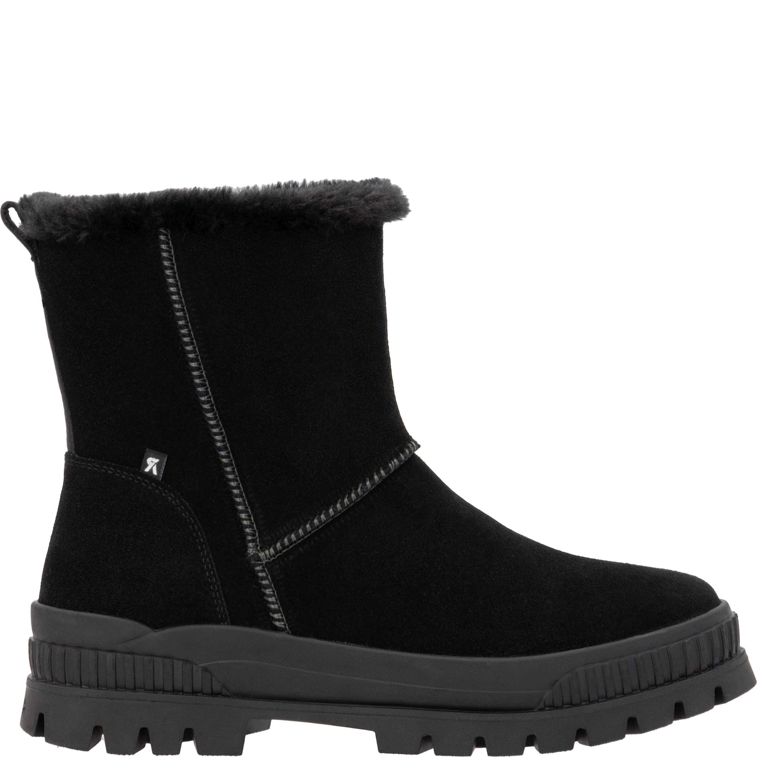 RIEKER EVOLUTION Aulinukai moterims, Juoda, Ladies mid height boots 4