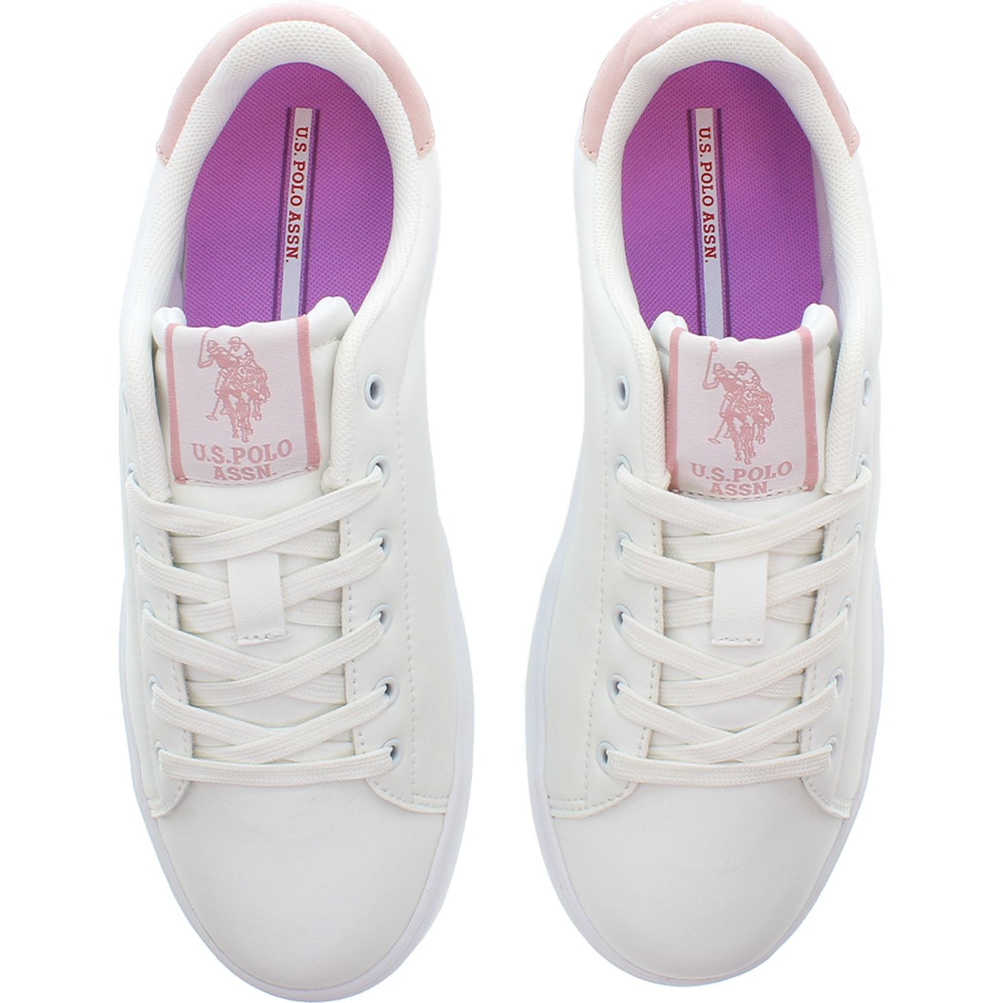 U.S.POLO Laisvalaikio bateliai moterims, Balta, MARLYN 4