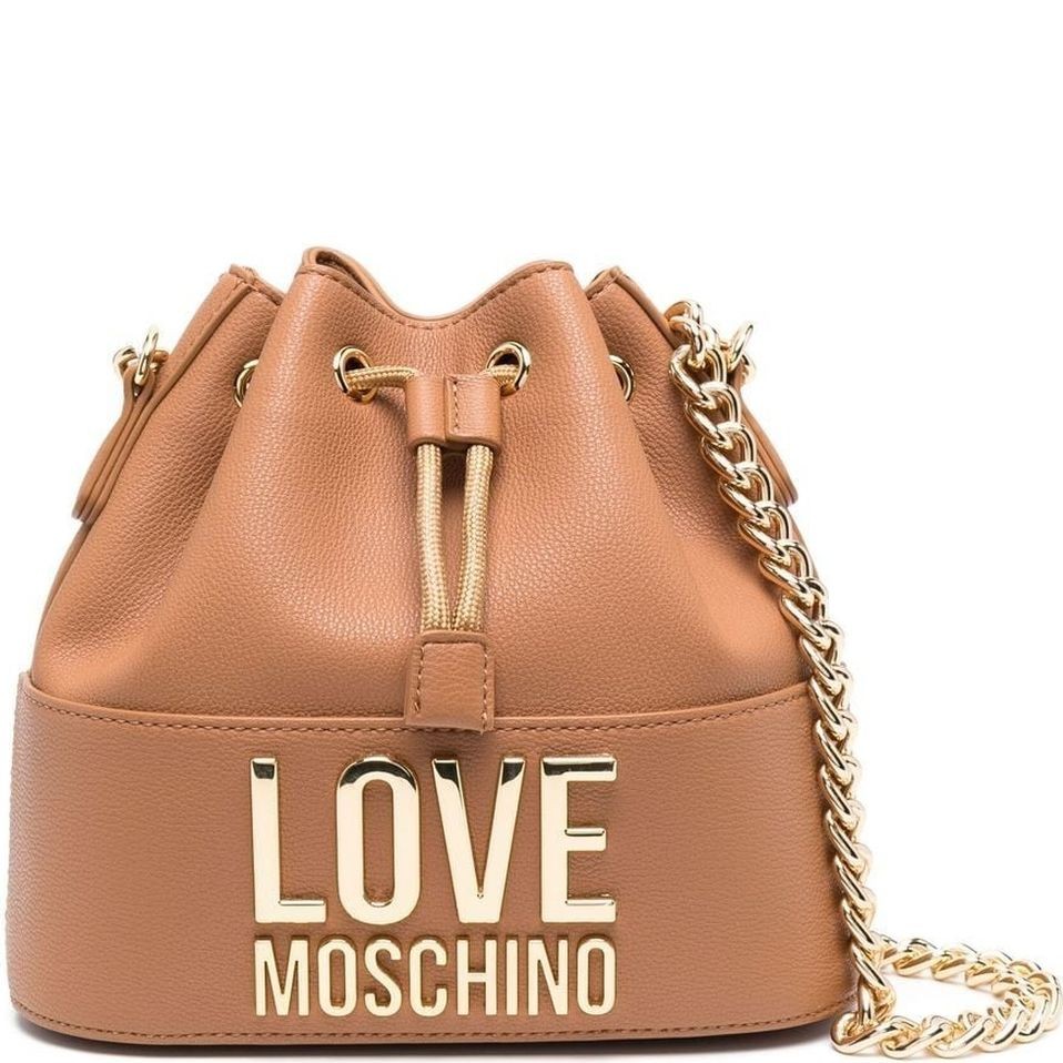 LOVE MOSCHINO Rankinė per petį moterims, Ruda, Bucket bag 1