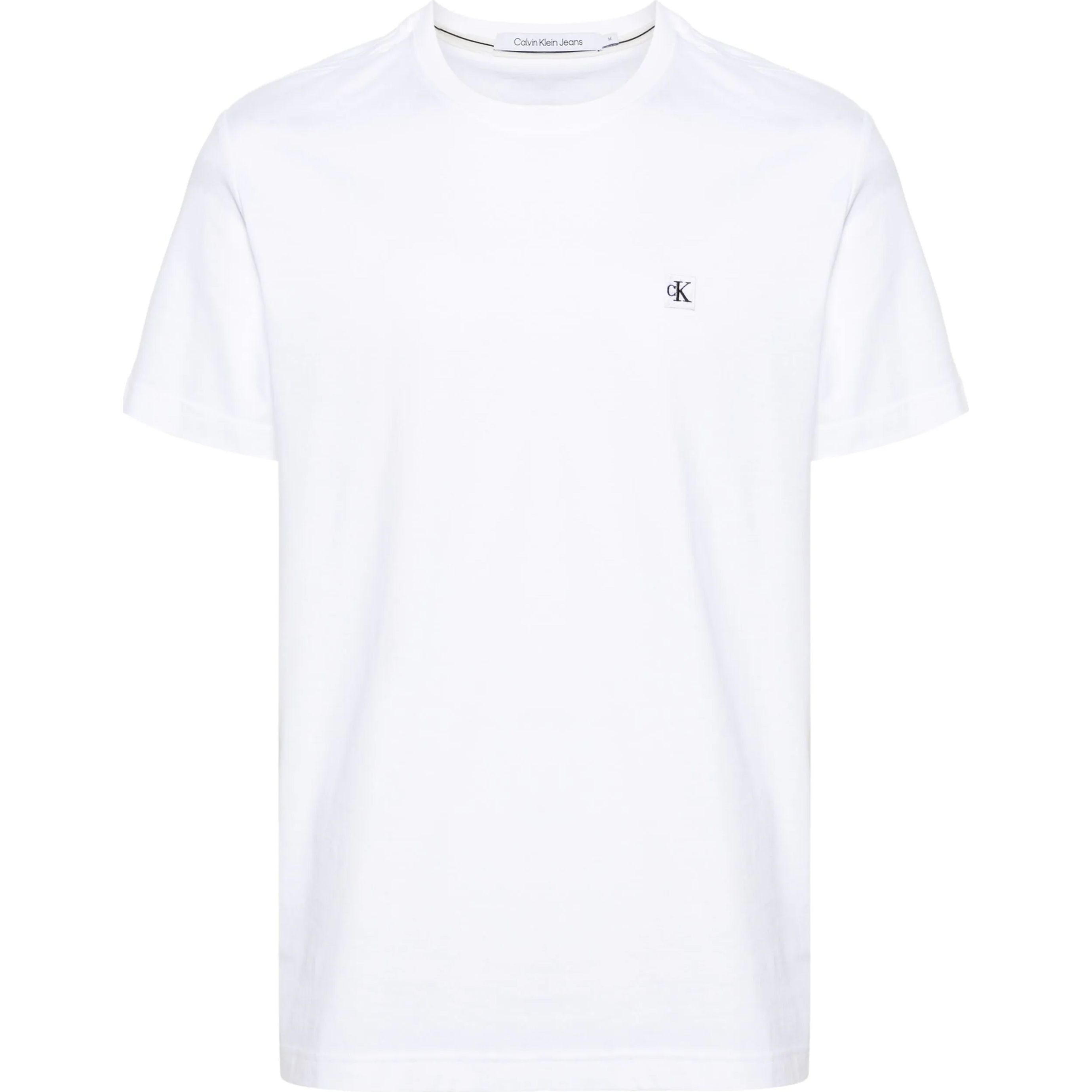 CALVIN KLEIN JEANS Marškinėliai trump. rankovėmis vyrams, Balta, S/s t-shirt 1