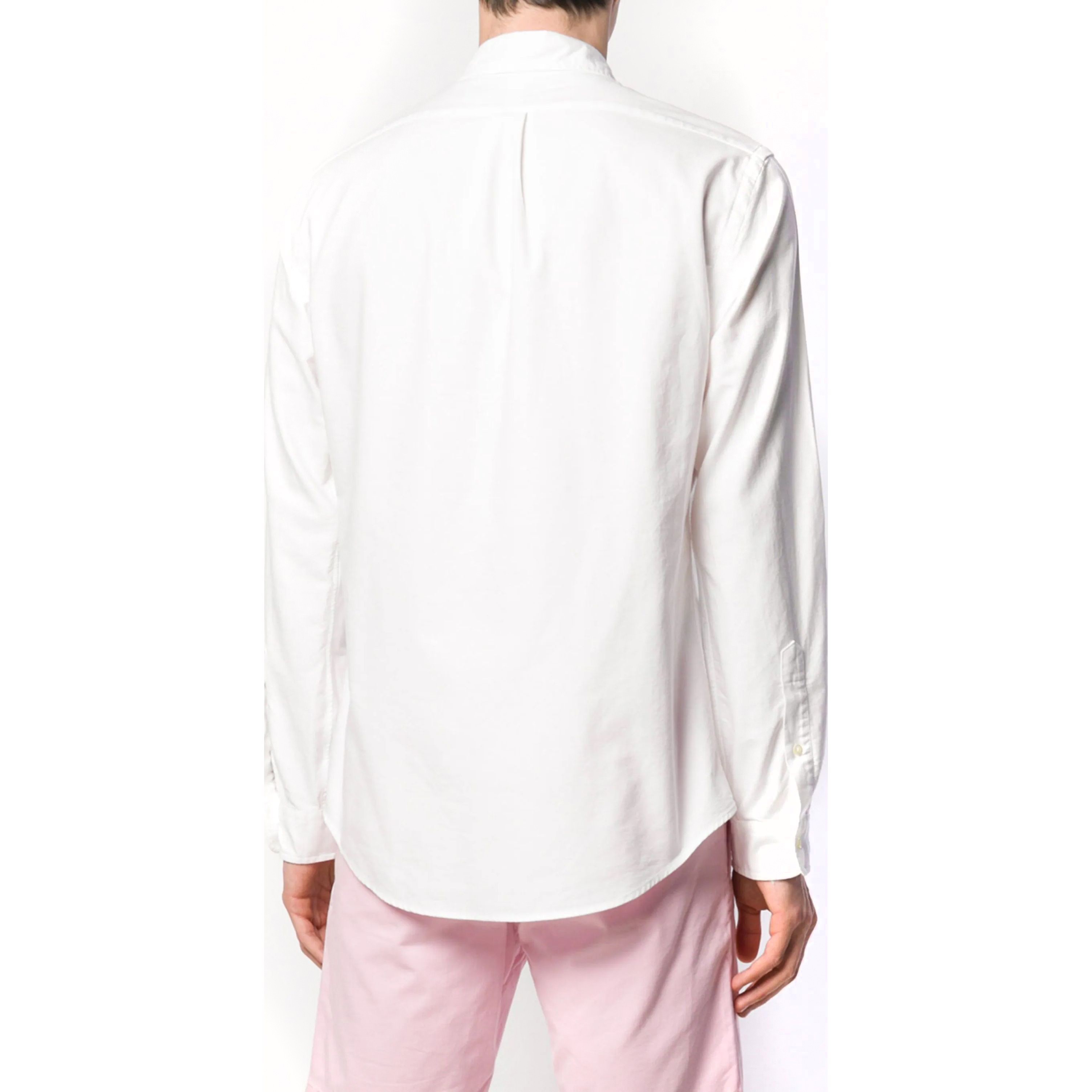 POLO RALPH LAUREN Marškiniai ilgomis rankovėmis vyrams, Balta, Long sleeve shirt 4