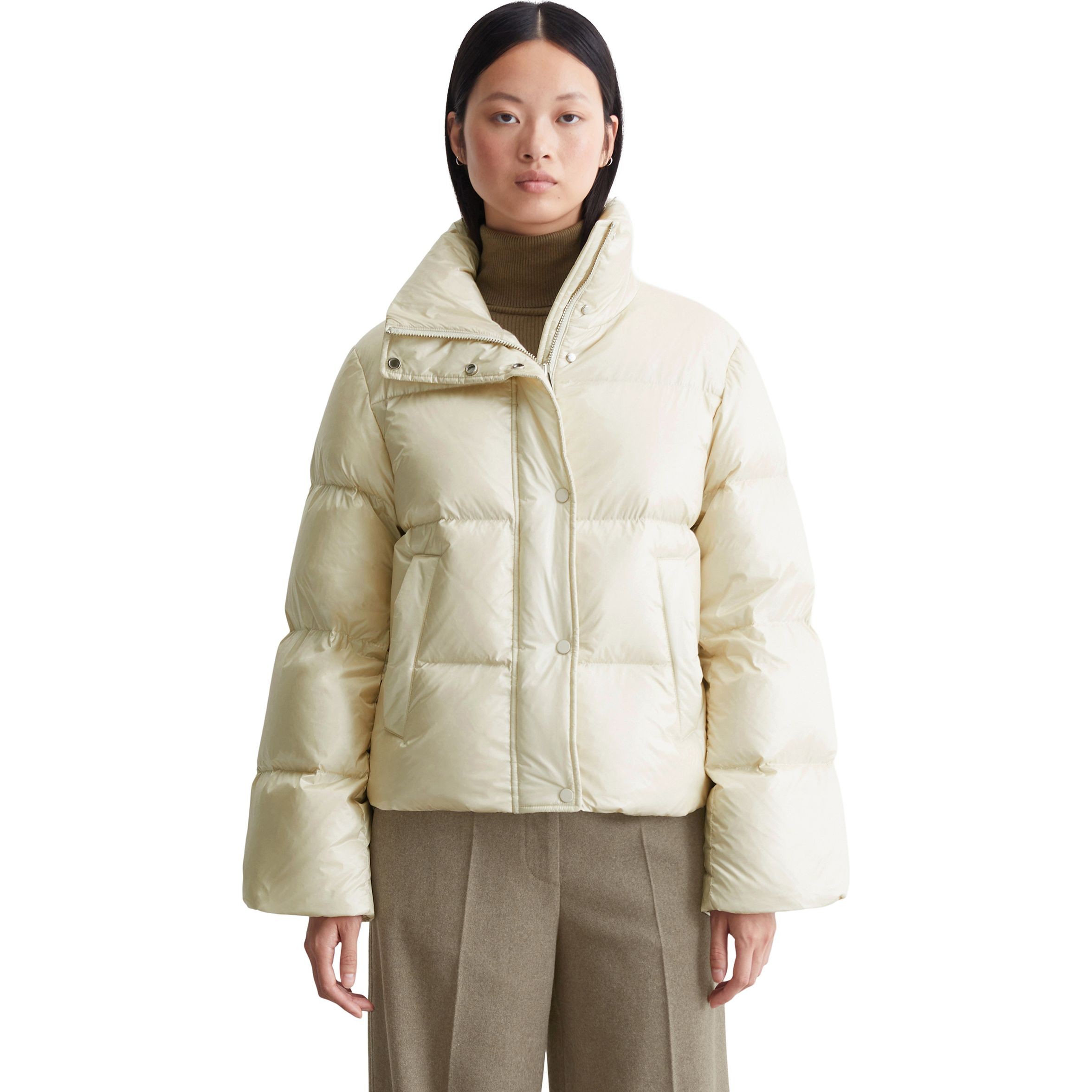 MARC O'POLO Striukė moterims, Smėlio, Jackets 409099870351 2