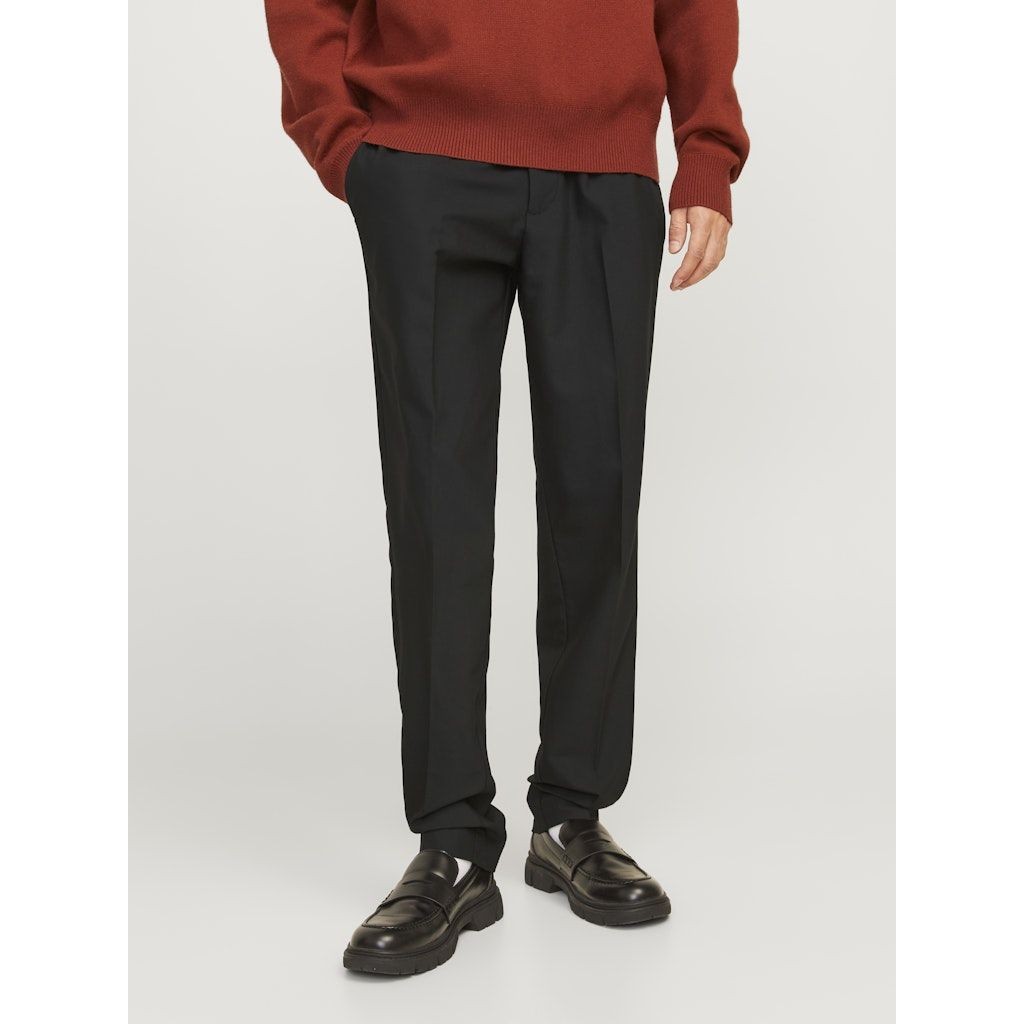 JACK & JONES Formalios kelnės vyrams, Juoda, Stace leo chino 4