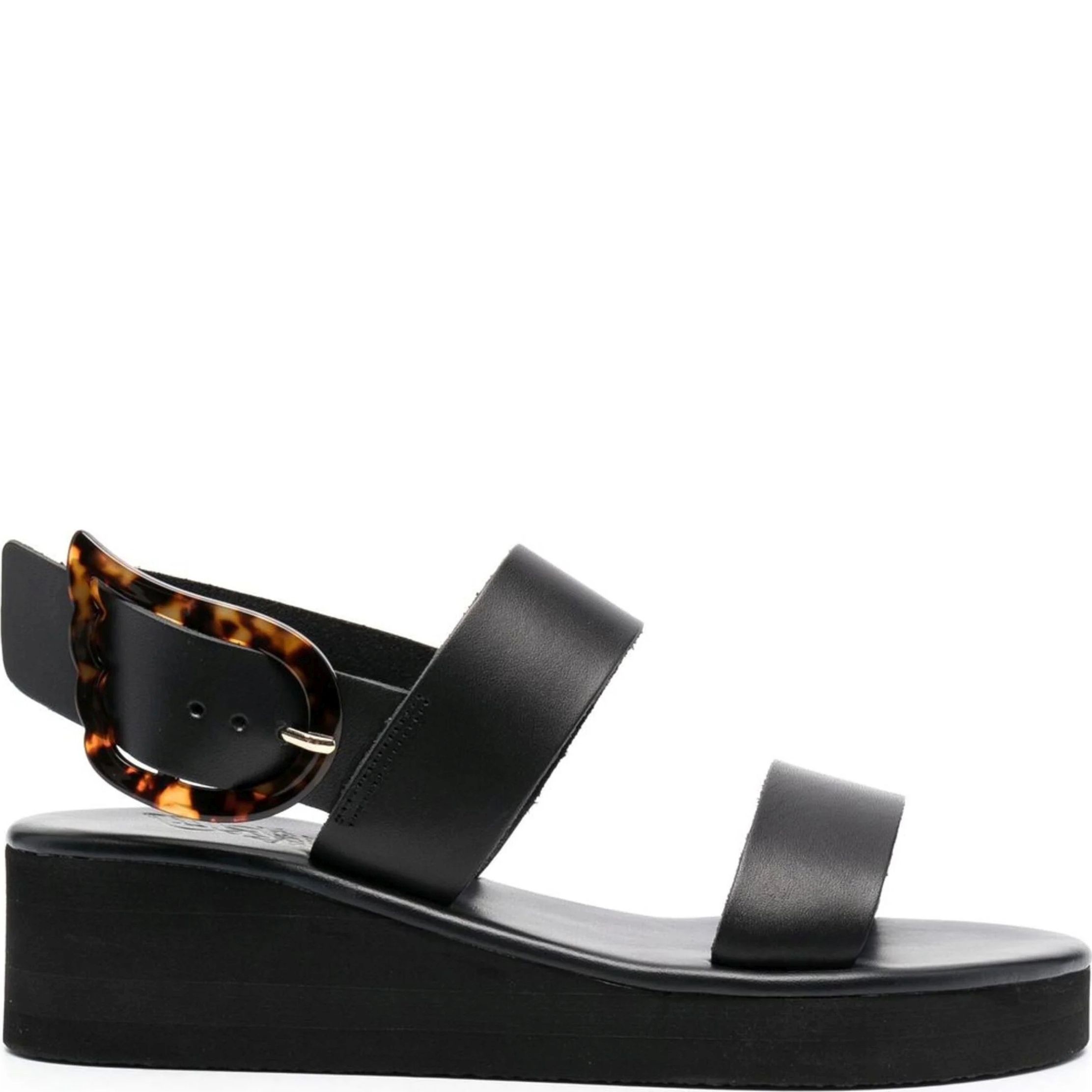 ANCIENT GREEK SANDAL Basutės moterims, Juoda, Clio rainbow vachetta sandals 2