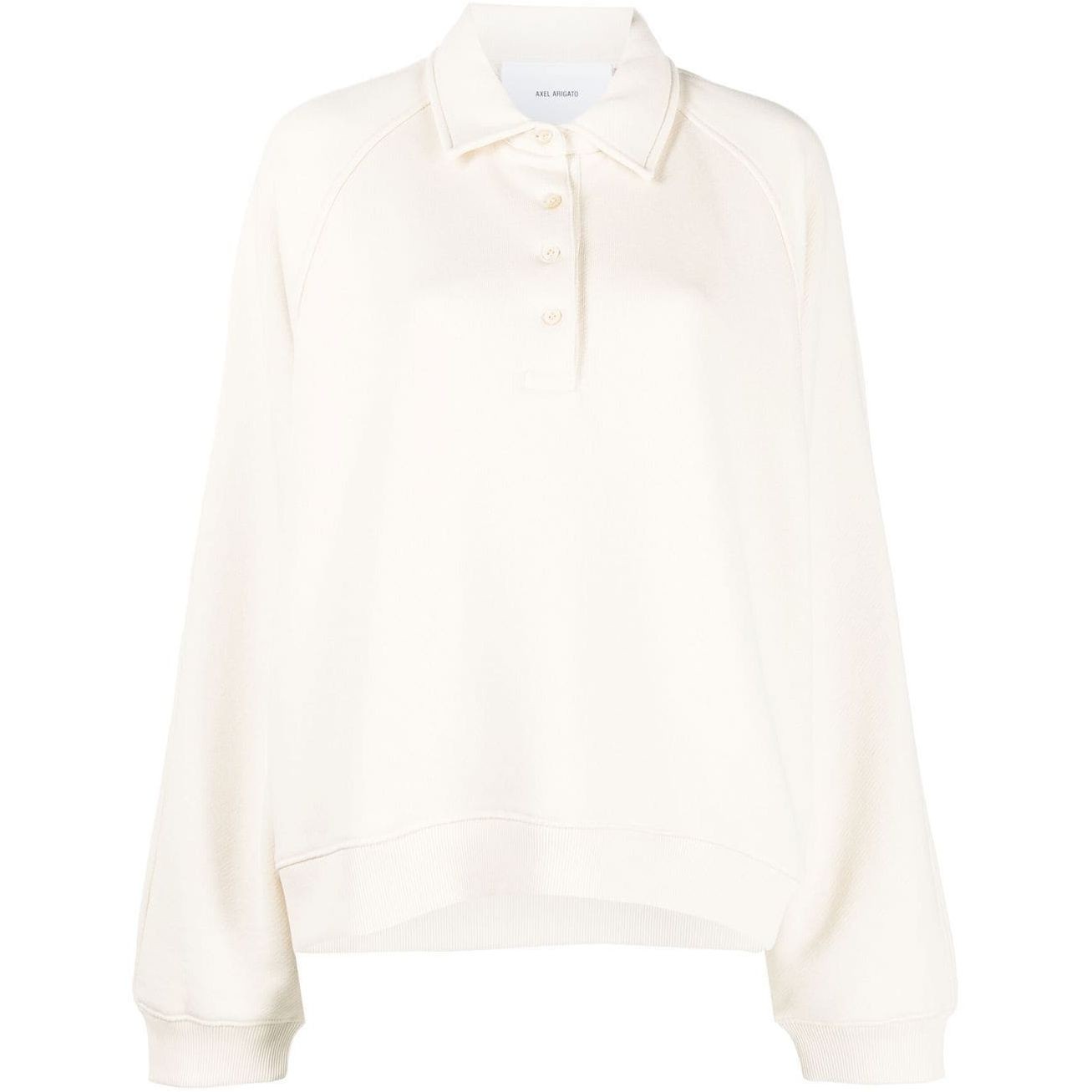 AXEL ARIGATO Sportinis nertinis moterims, Smėlio, Sunday Polo Sweatshirt 1