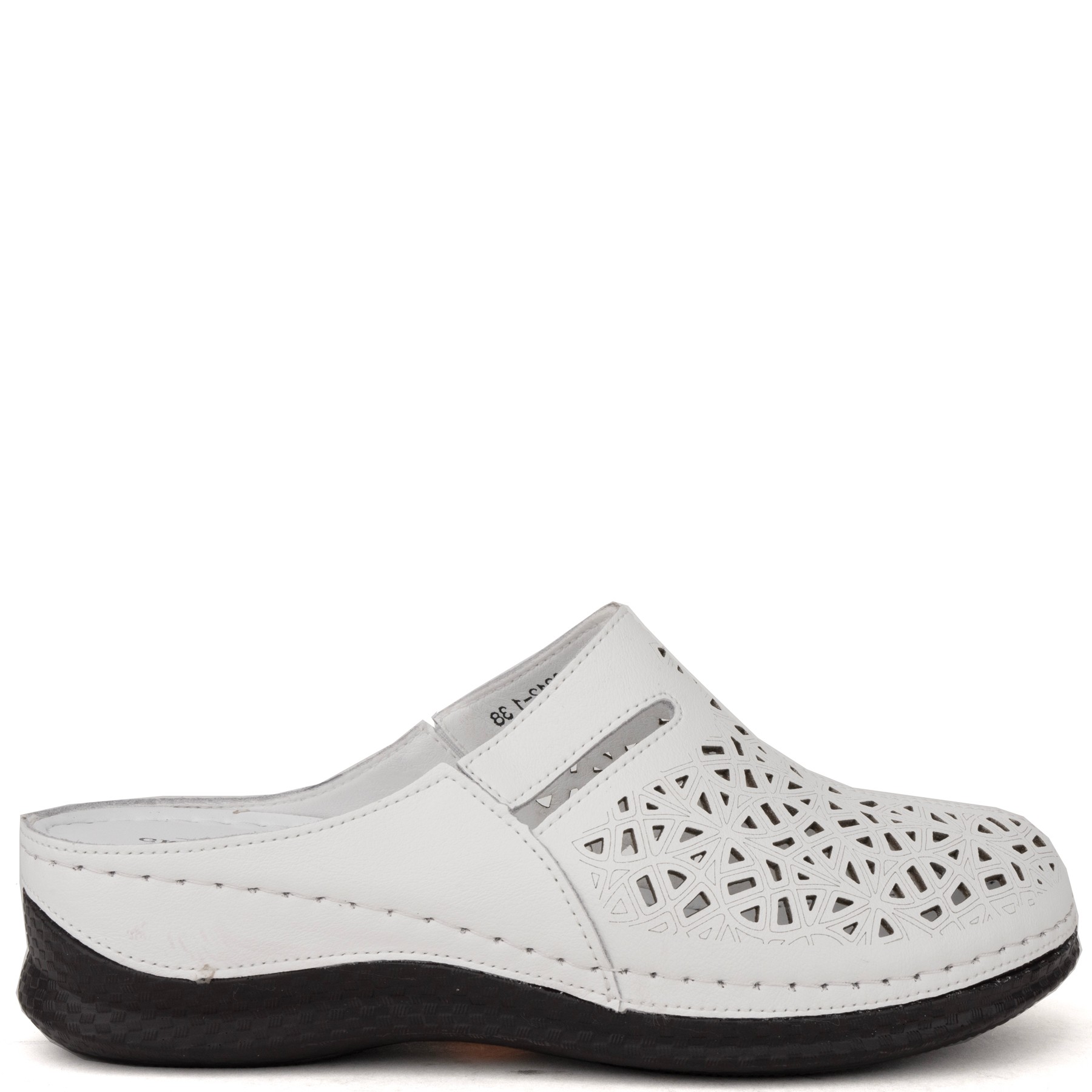 GRUNER SCHUHE Klumpės moterims, Balta, Mules 2